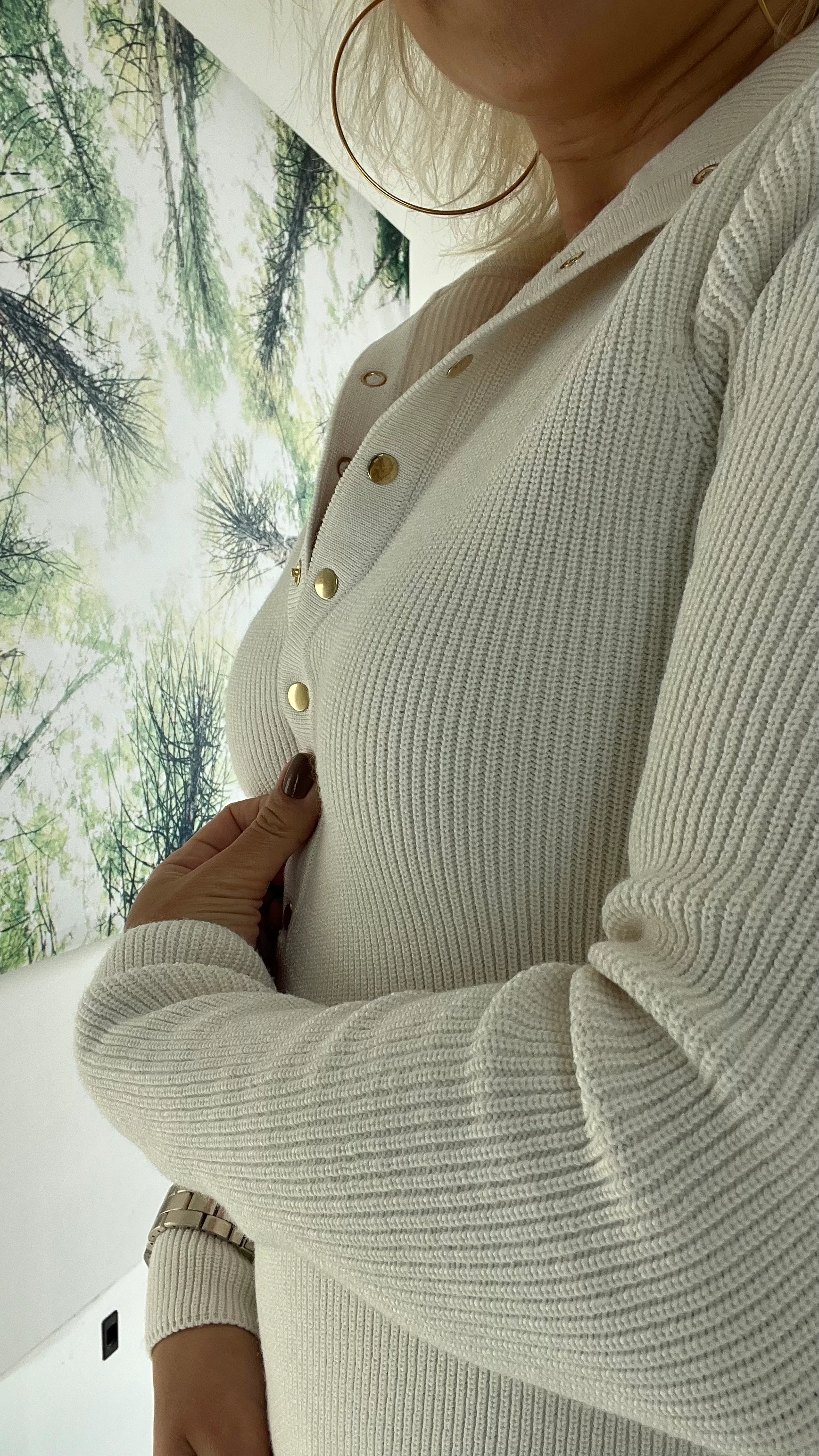 Çıt Çıt Detay Boğazlı Kazak 