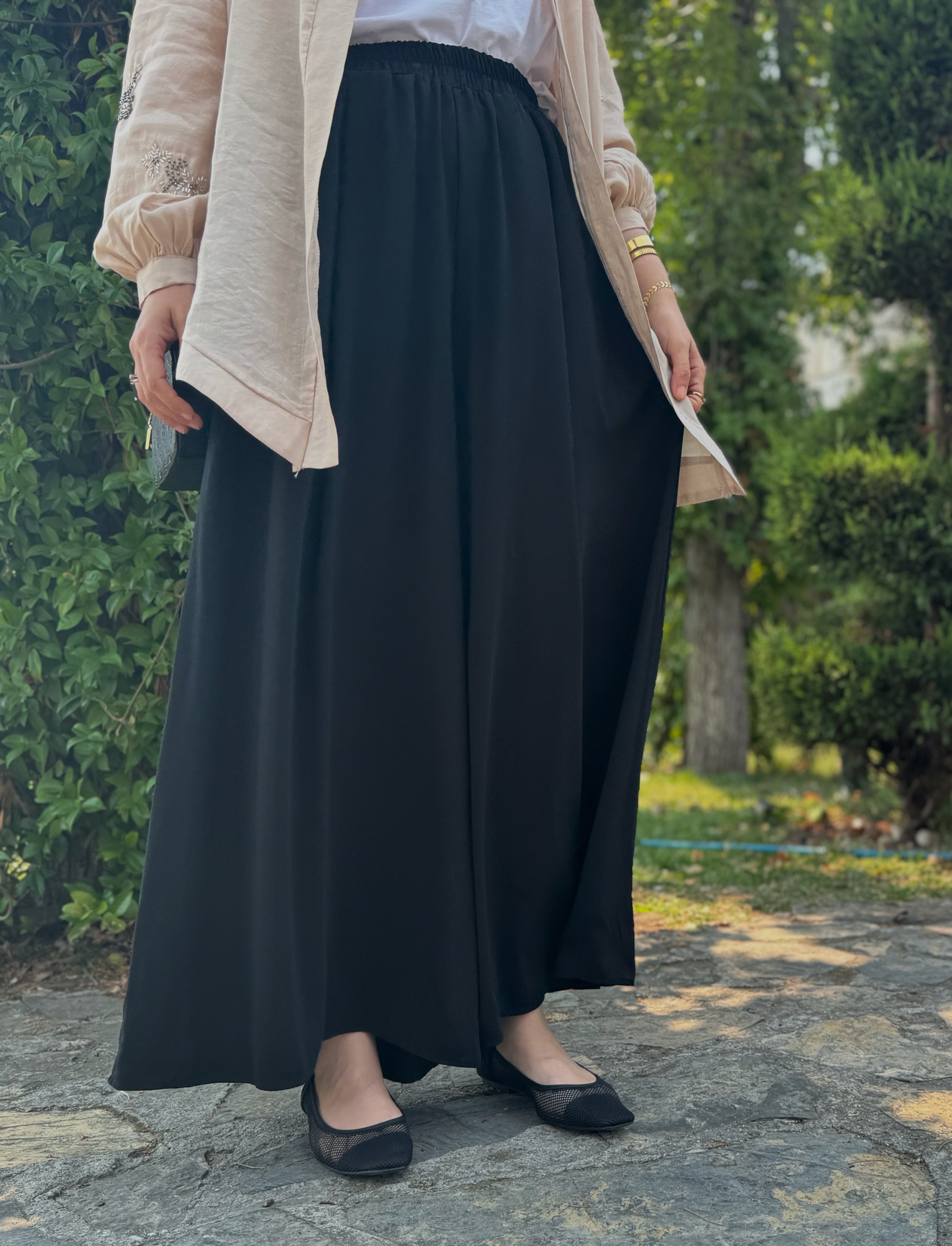 Pantolon etek - siyah