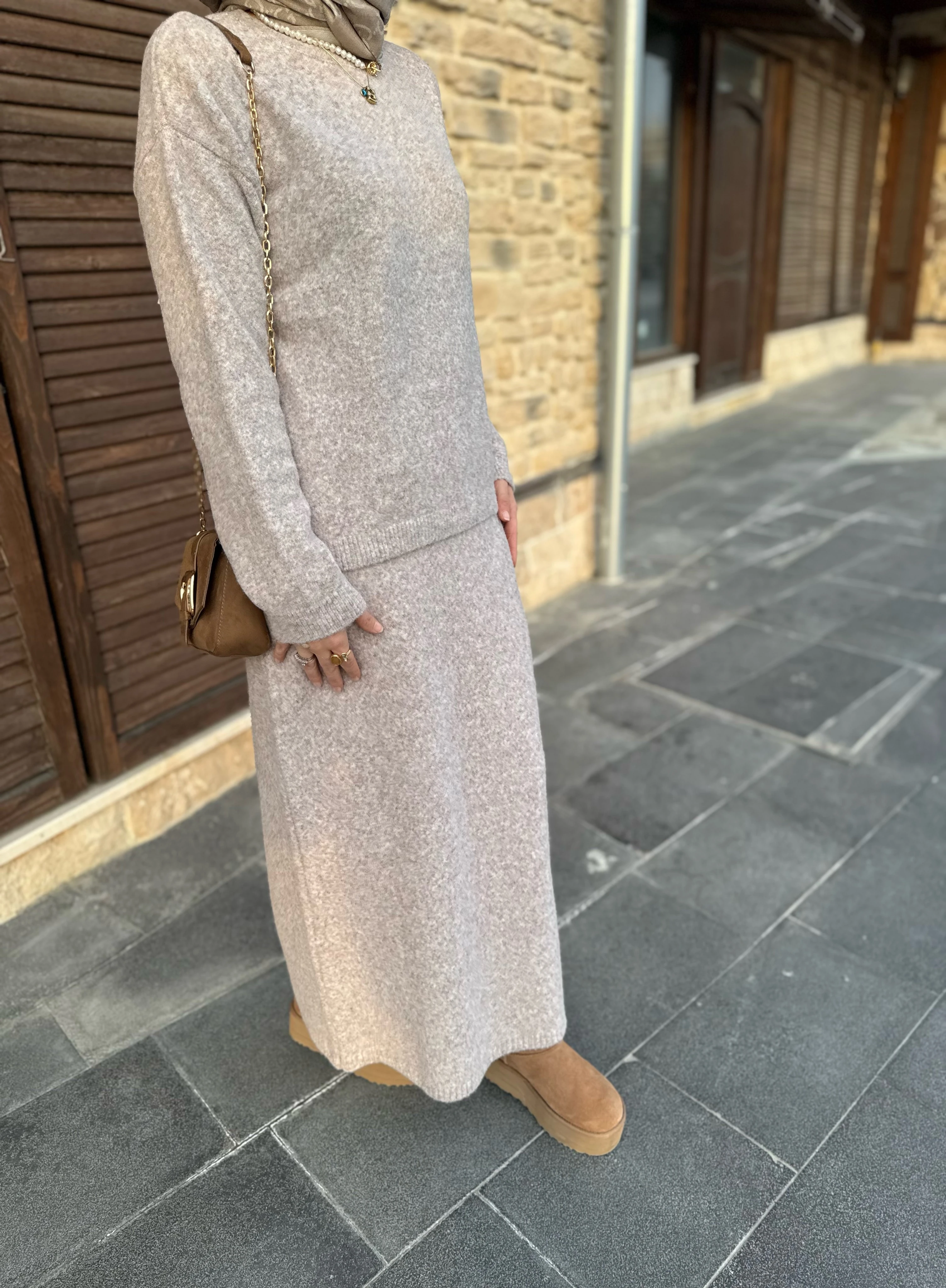 Vera triko takım - taş 