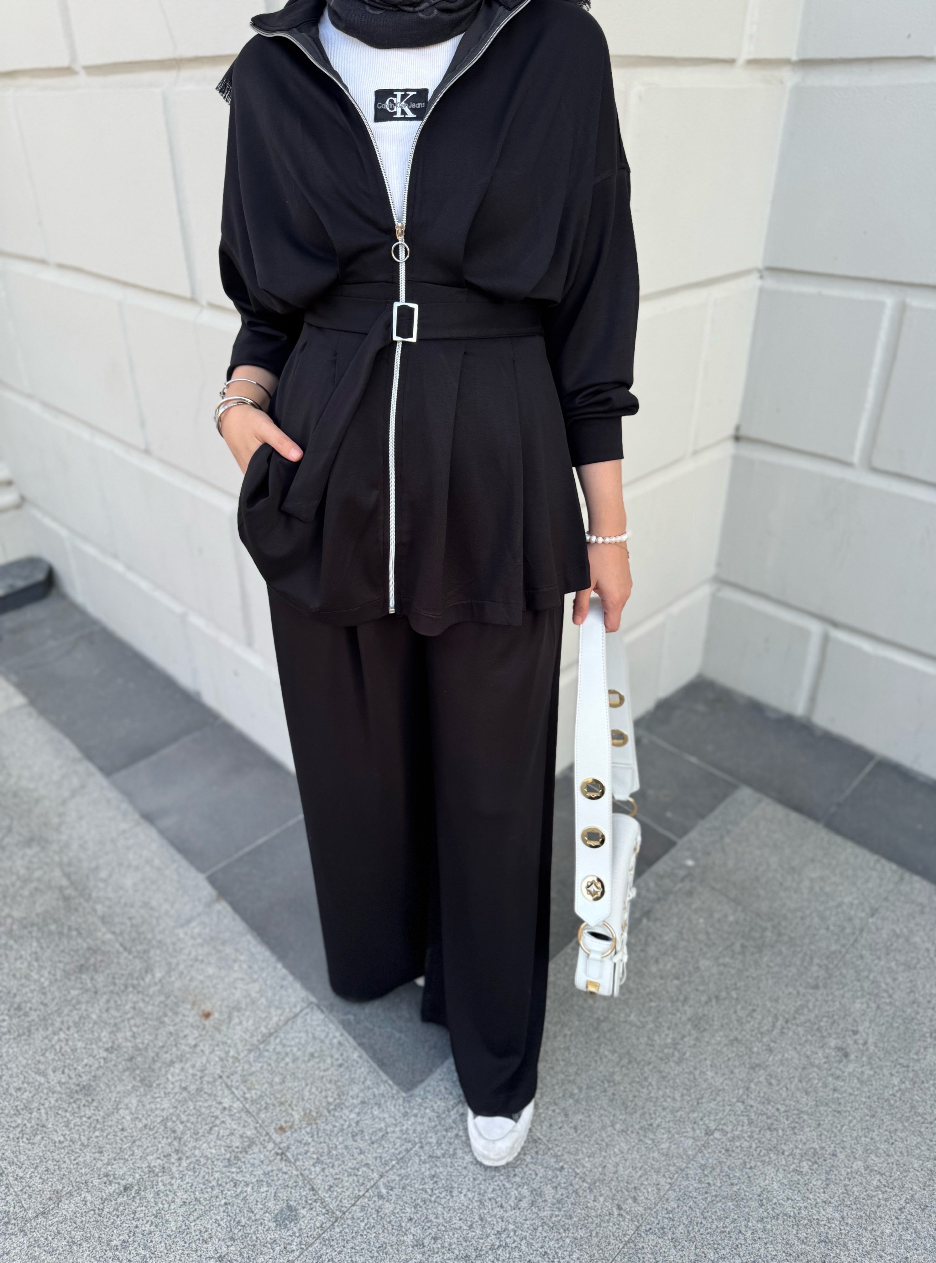 Laura takım - siyah