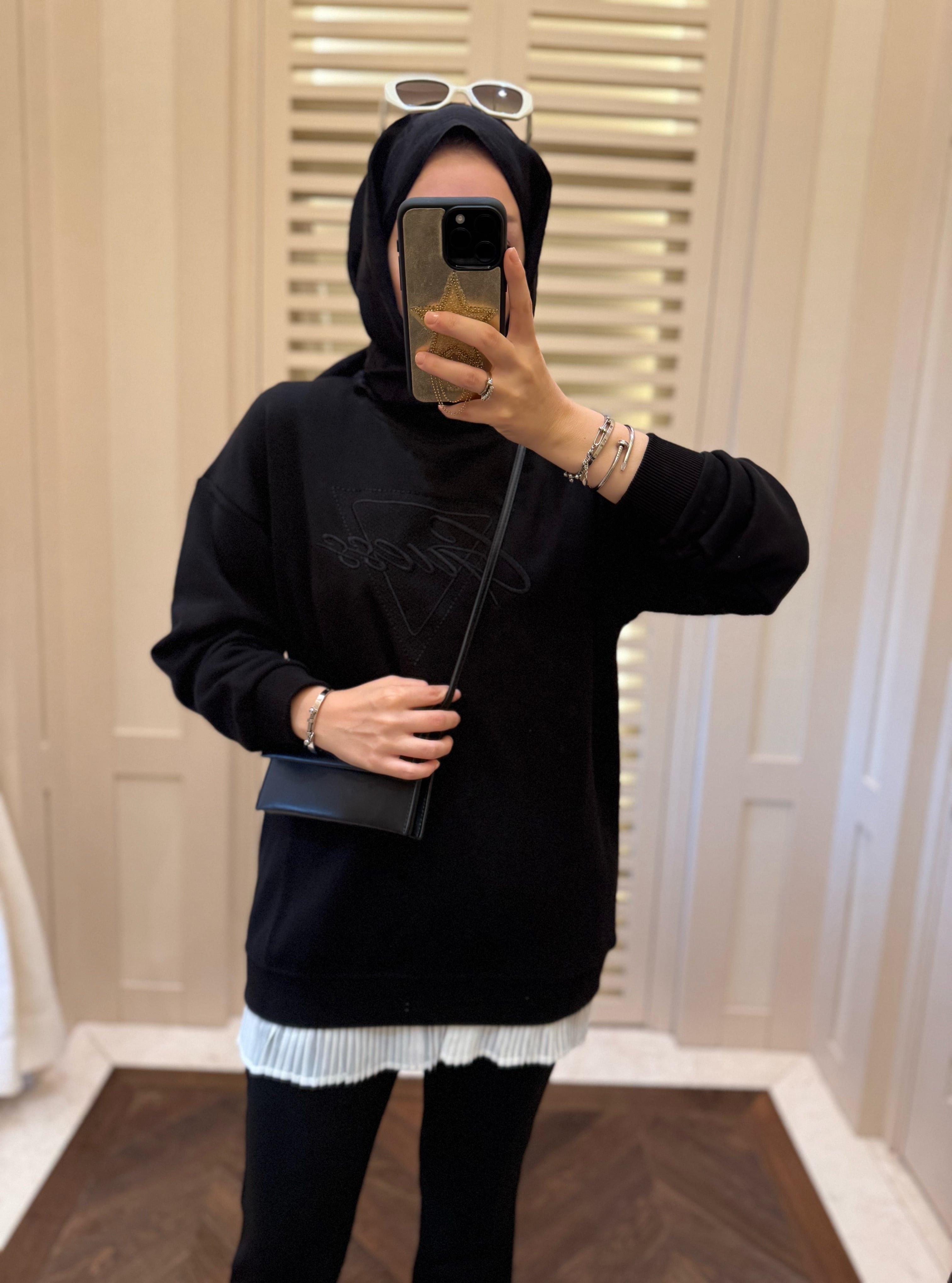 Gess sweatshirt - siyah 