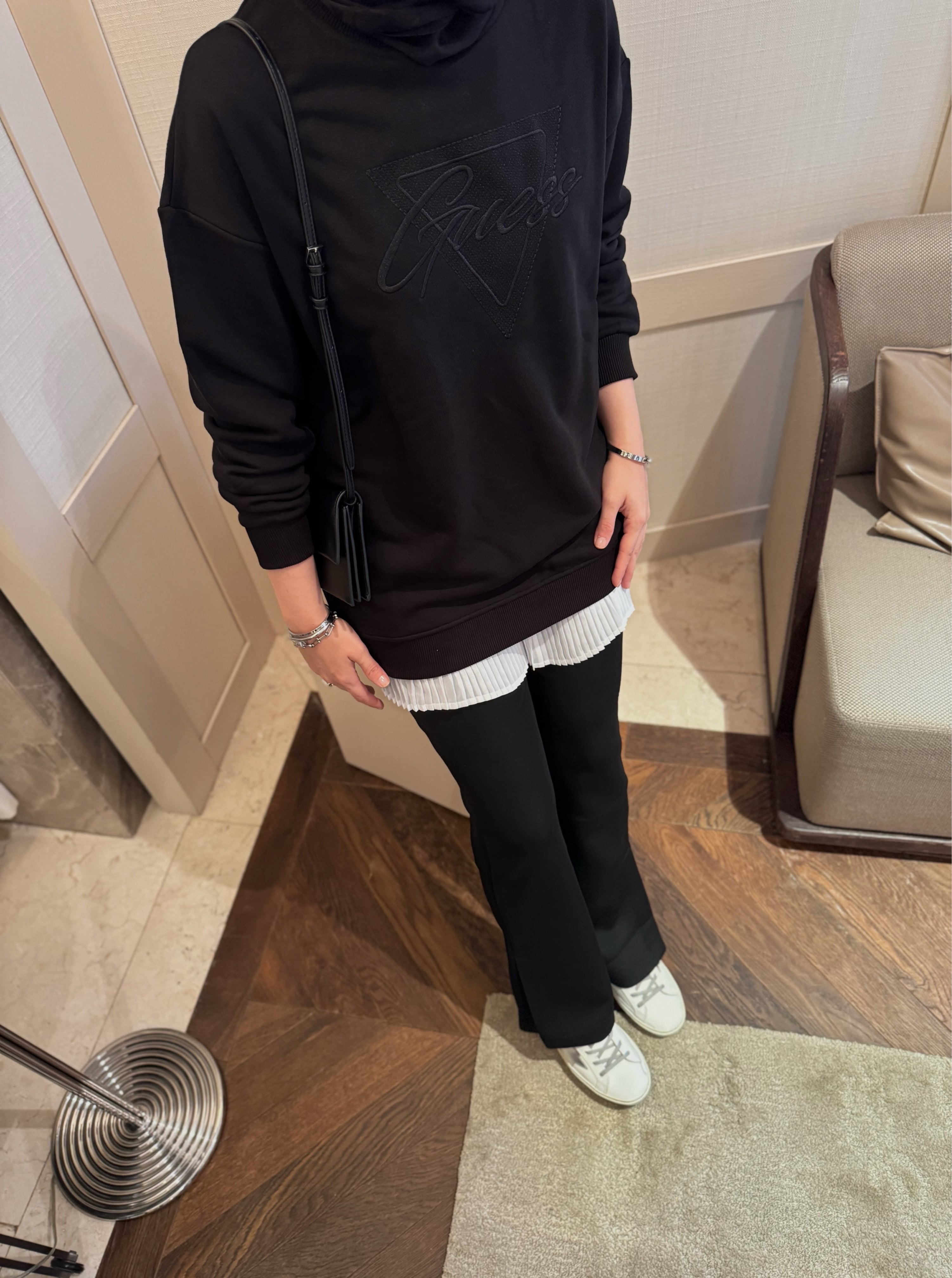 Gess sweatshirt - siyah 