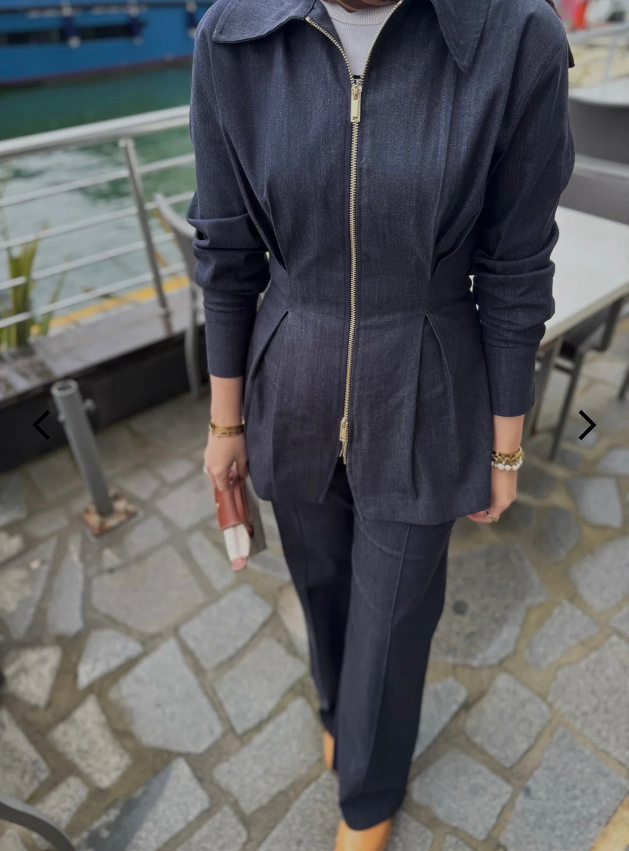 Dora denim takım