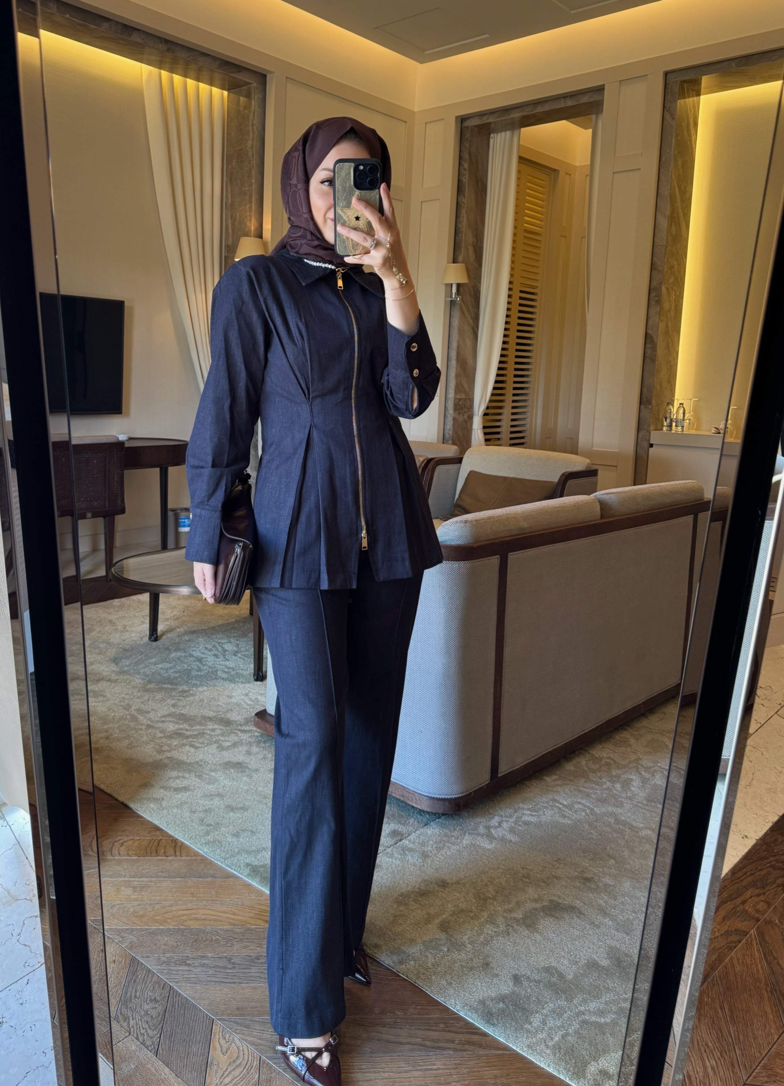 Dora denim takım