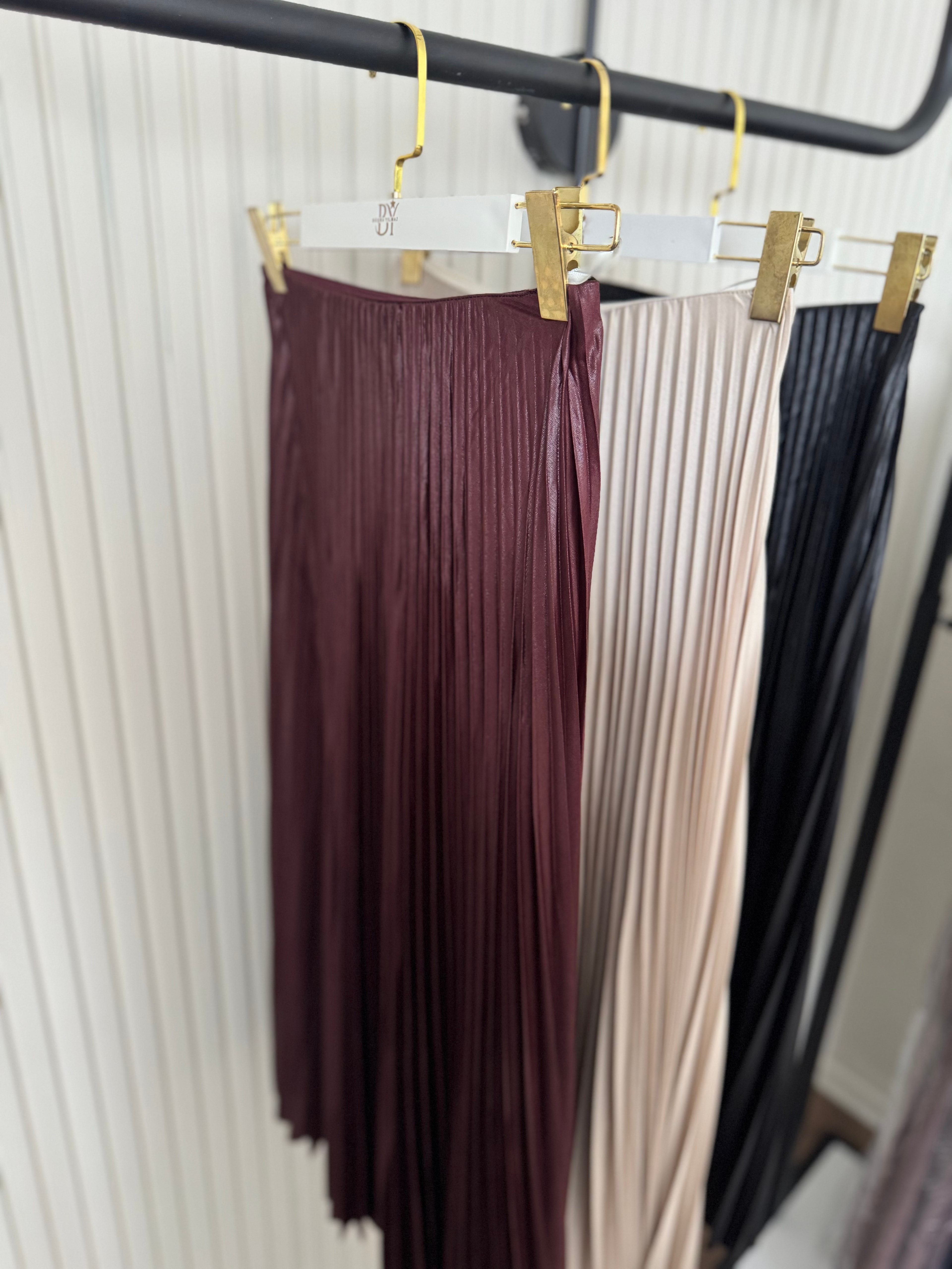 Pilili etek - bordo