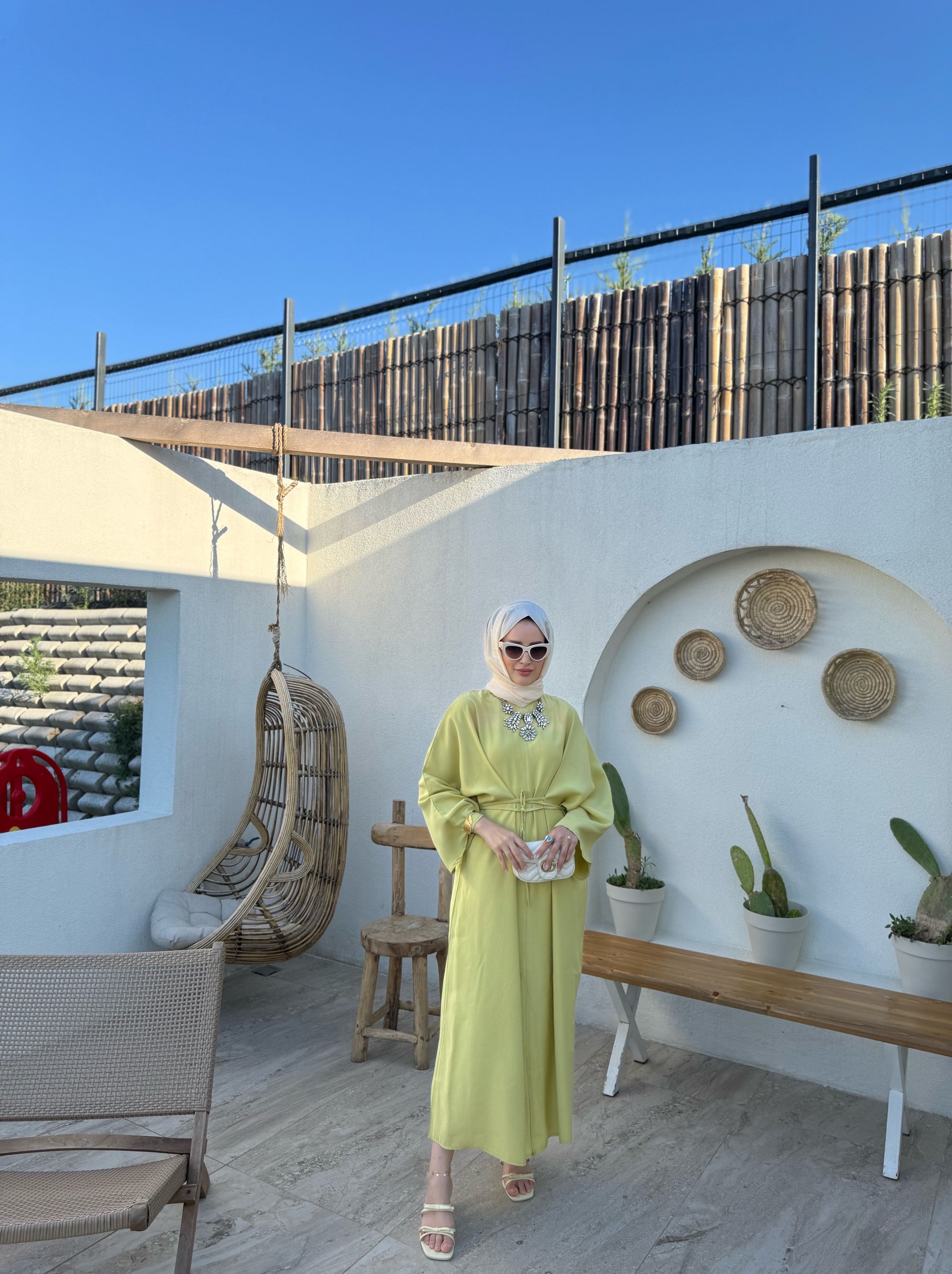 Mina Elbise - yeşil 