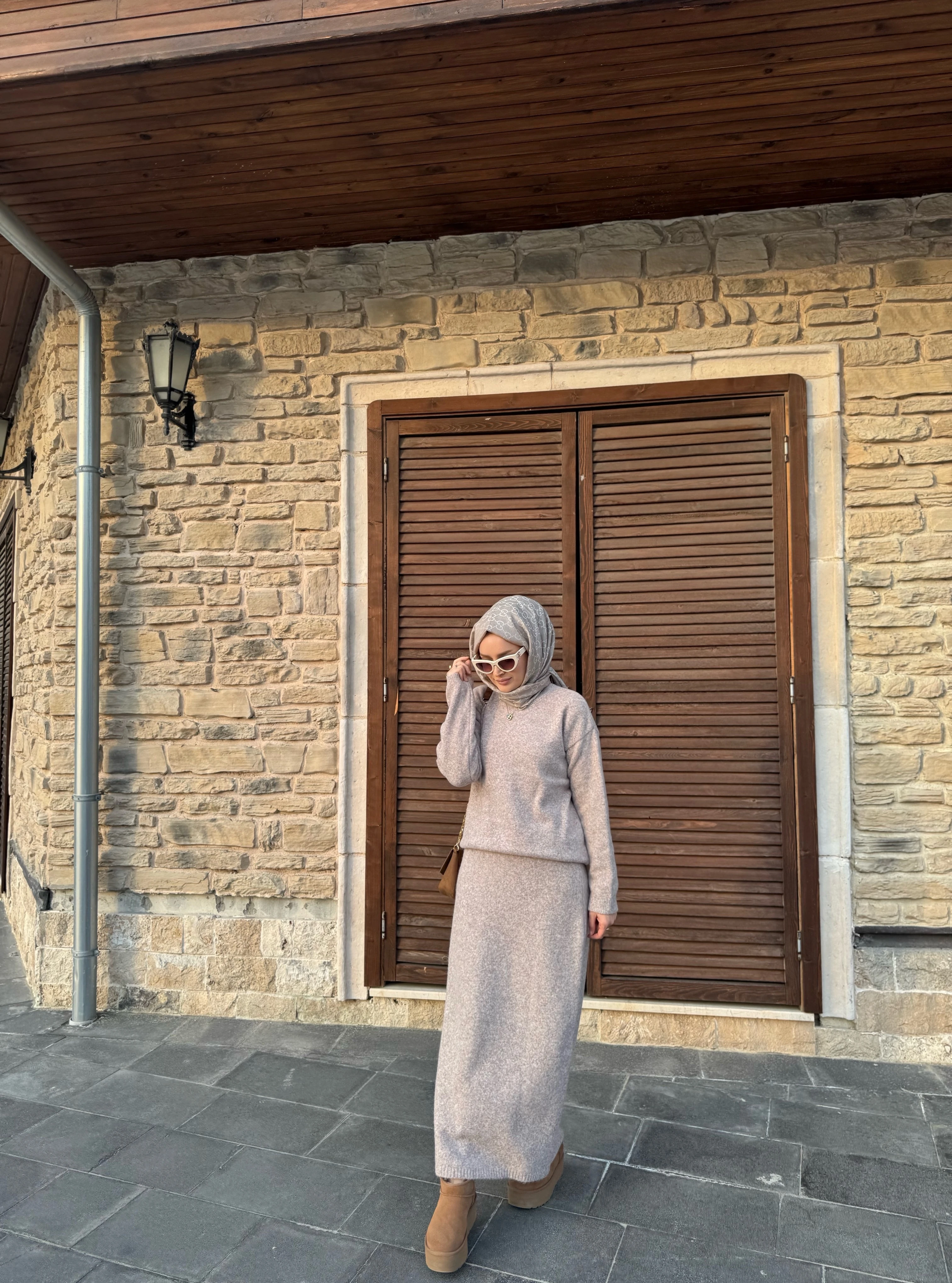 Vera triko takım - taş 