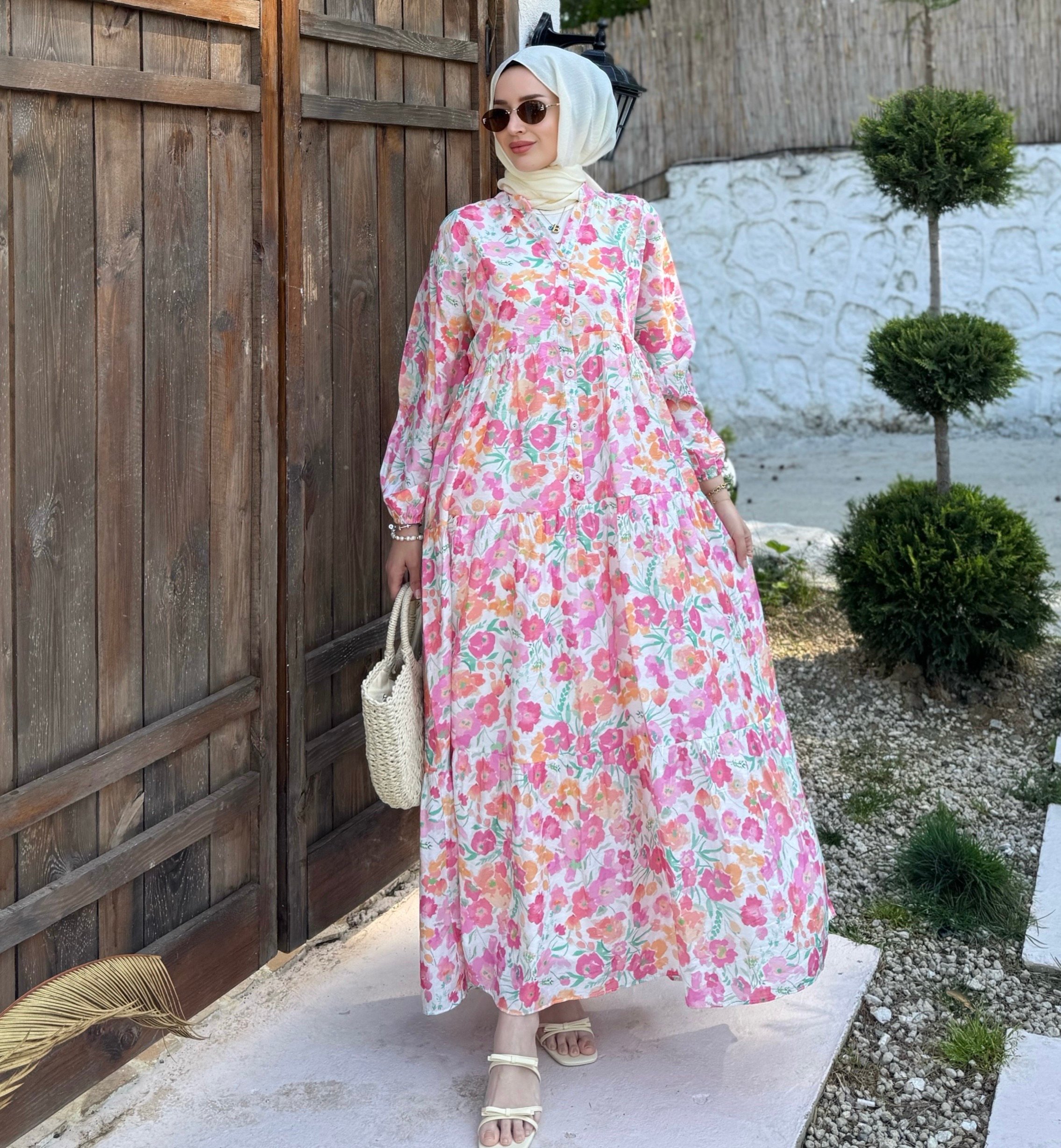 Frezya Elbise - pembe