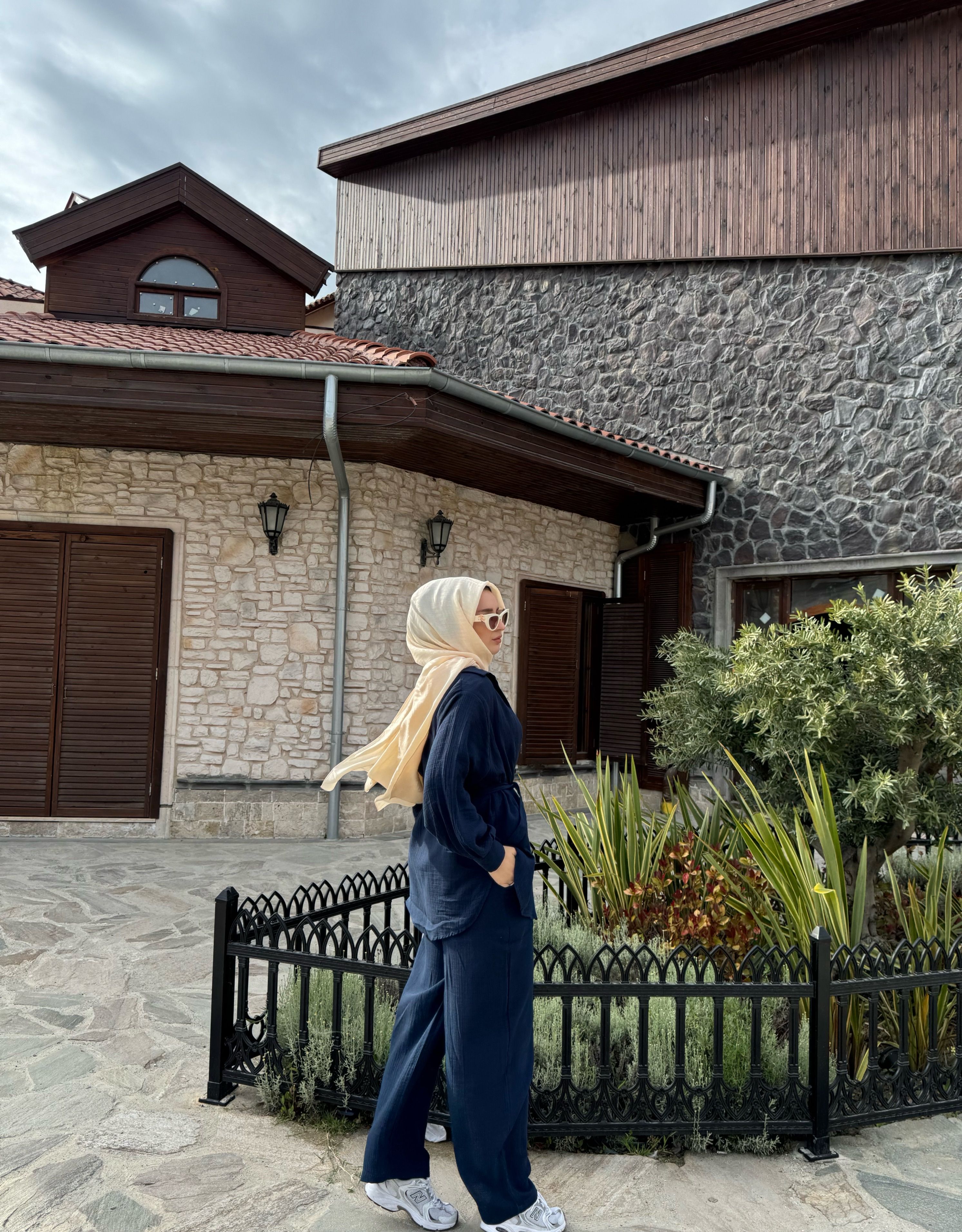 Müslin takım - lacivert