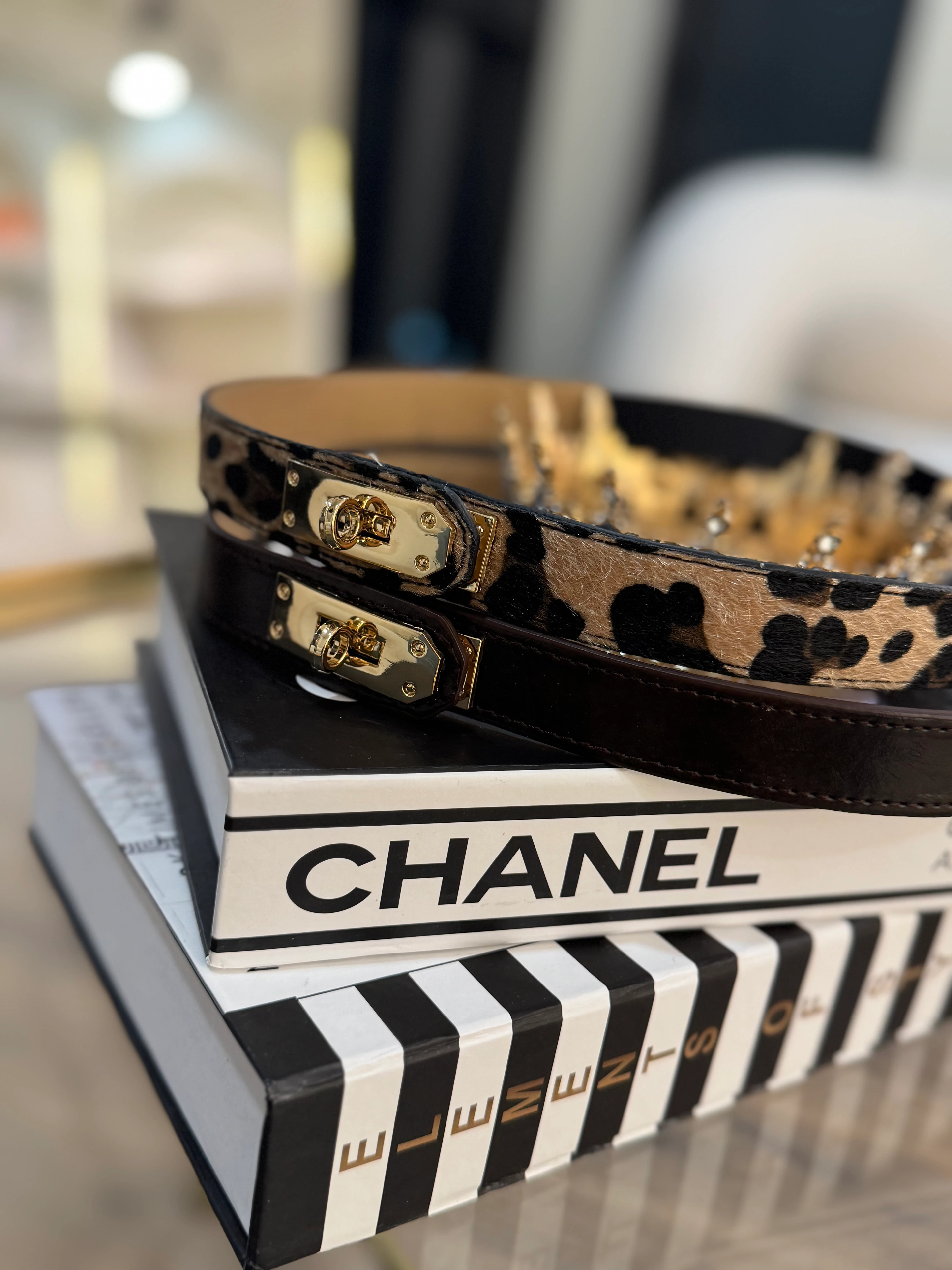 Kilitli kemer - acı kahve