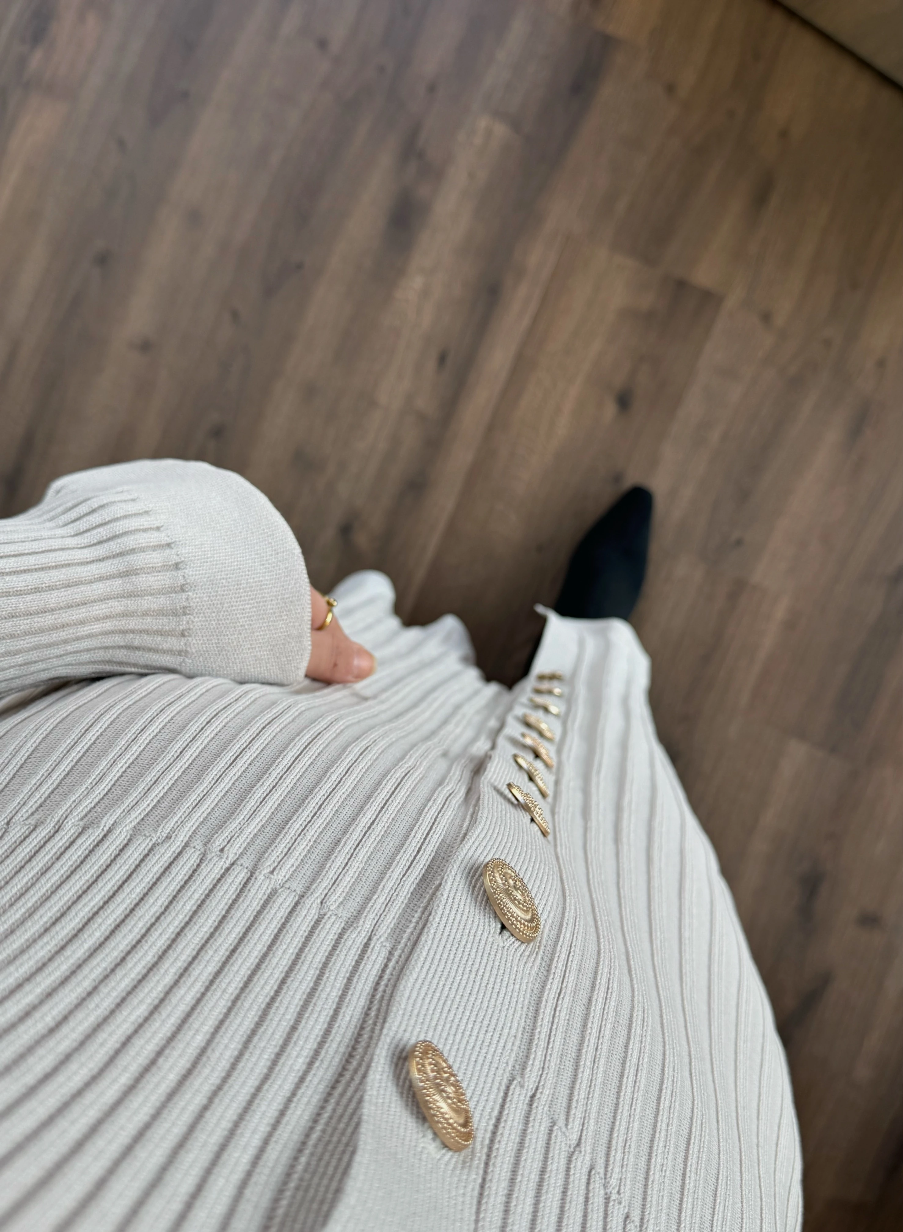 Lara merserize elbise - taş 