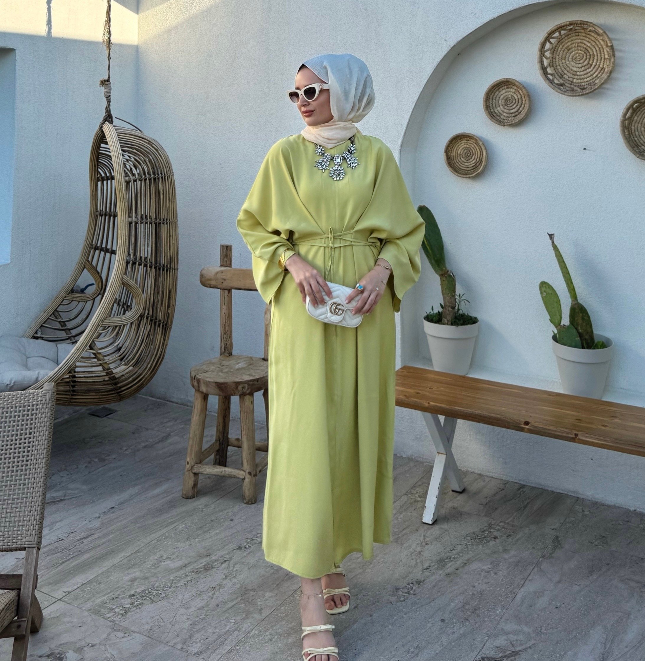 Mina Elbise - yeşil 