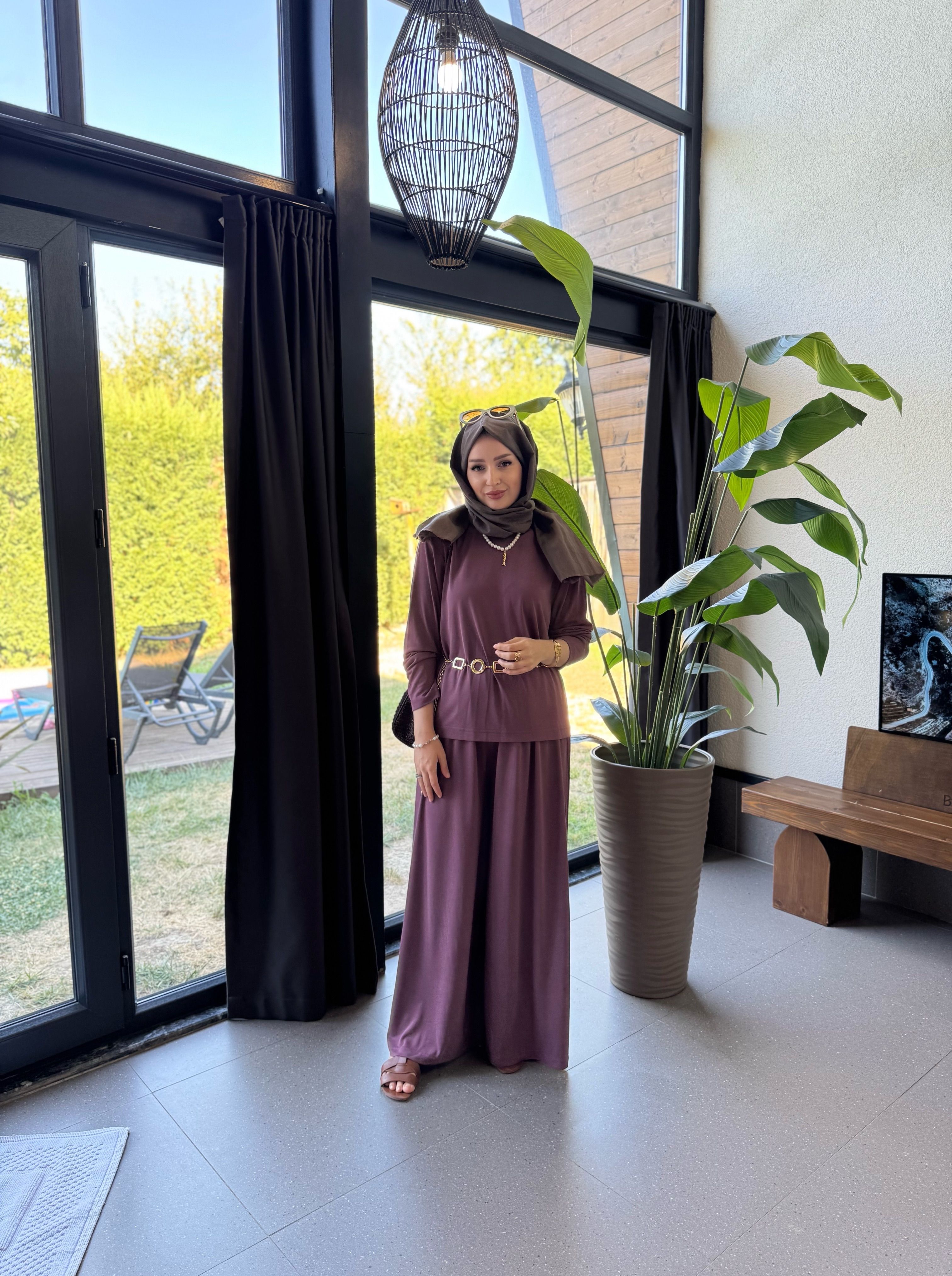 Alba oysh takım - mürdüm