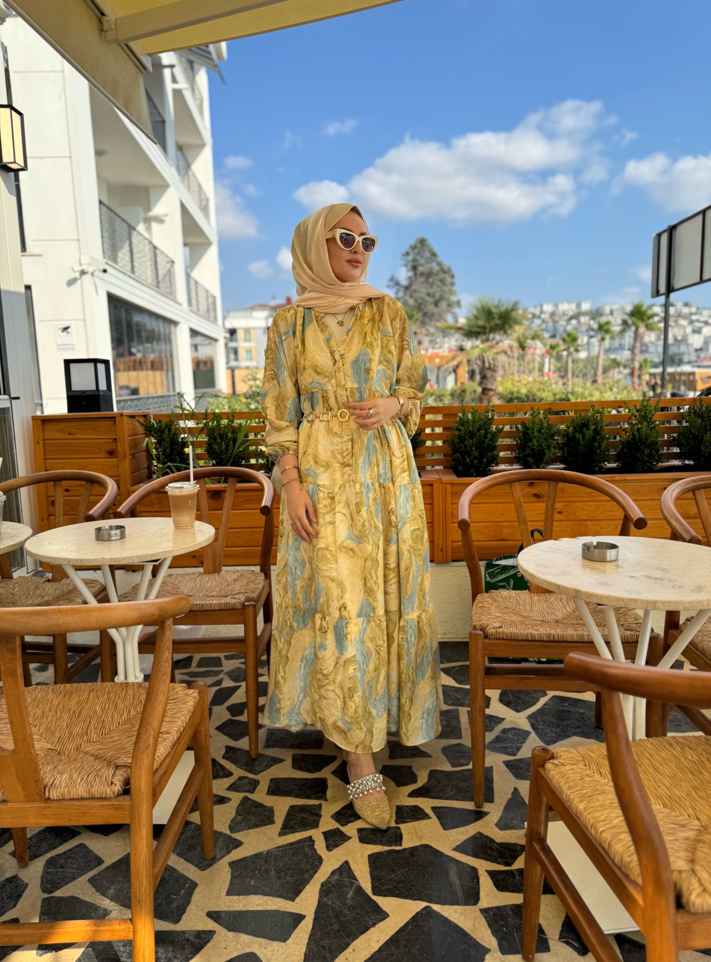 Beggy elbise - sarı