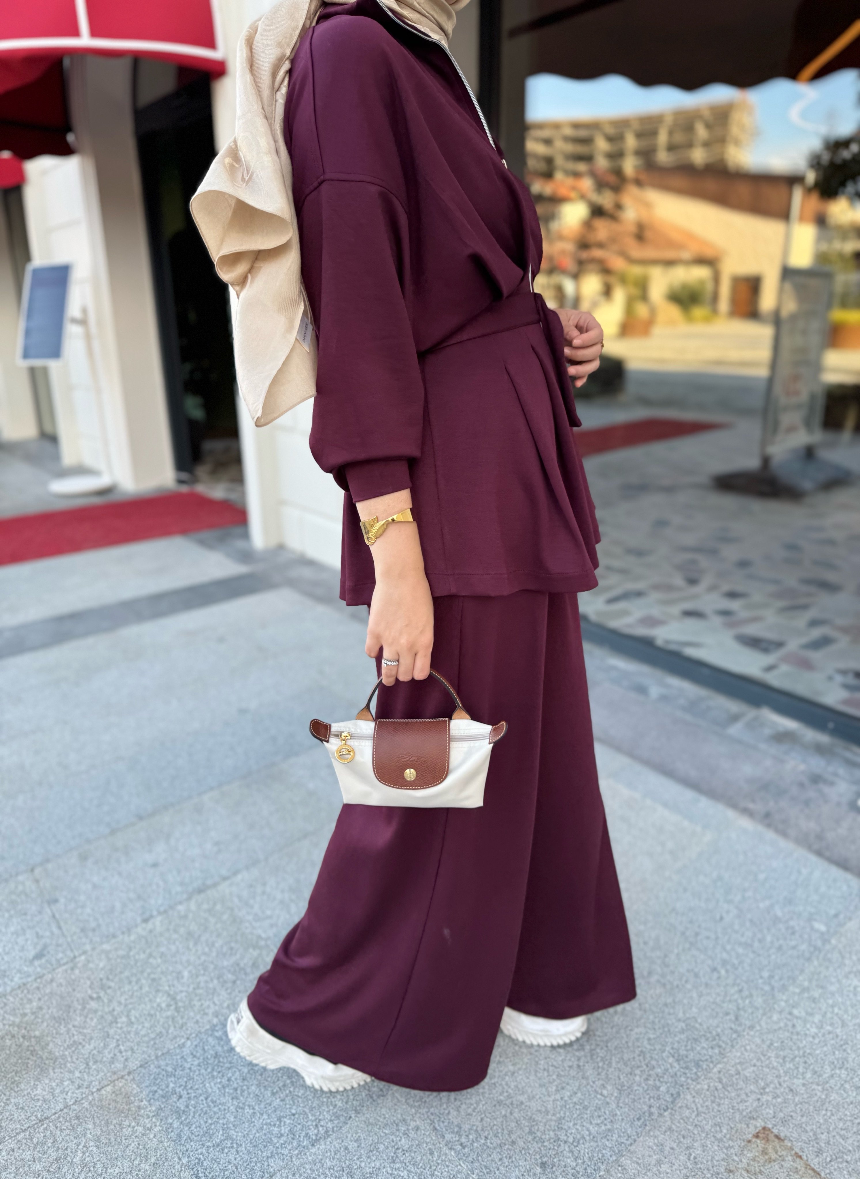 Laura takım - mürdüm 