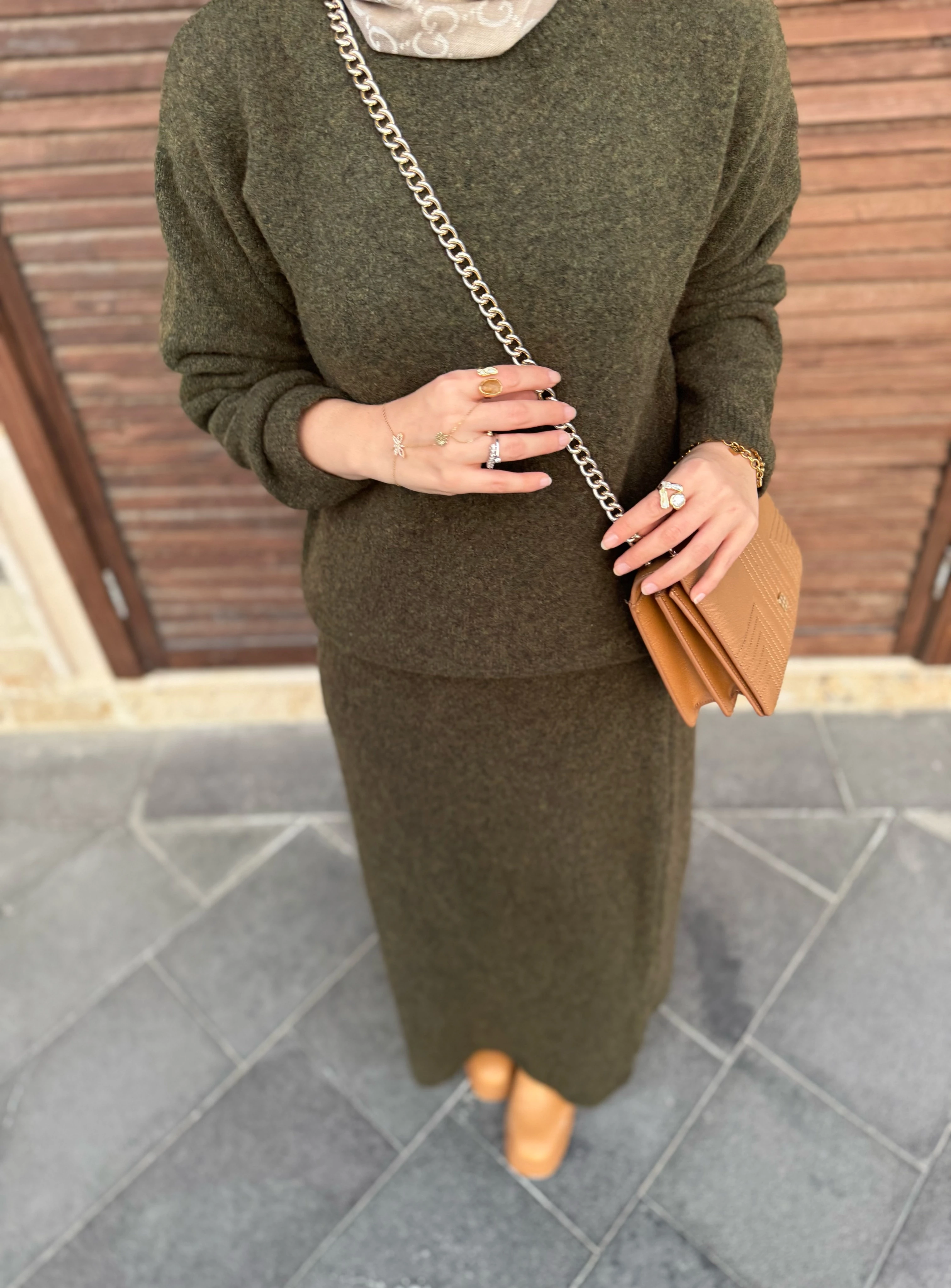 Vera triko takım - haki