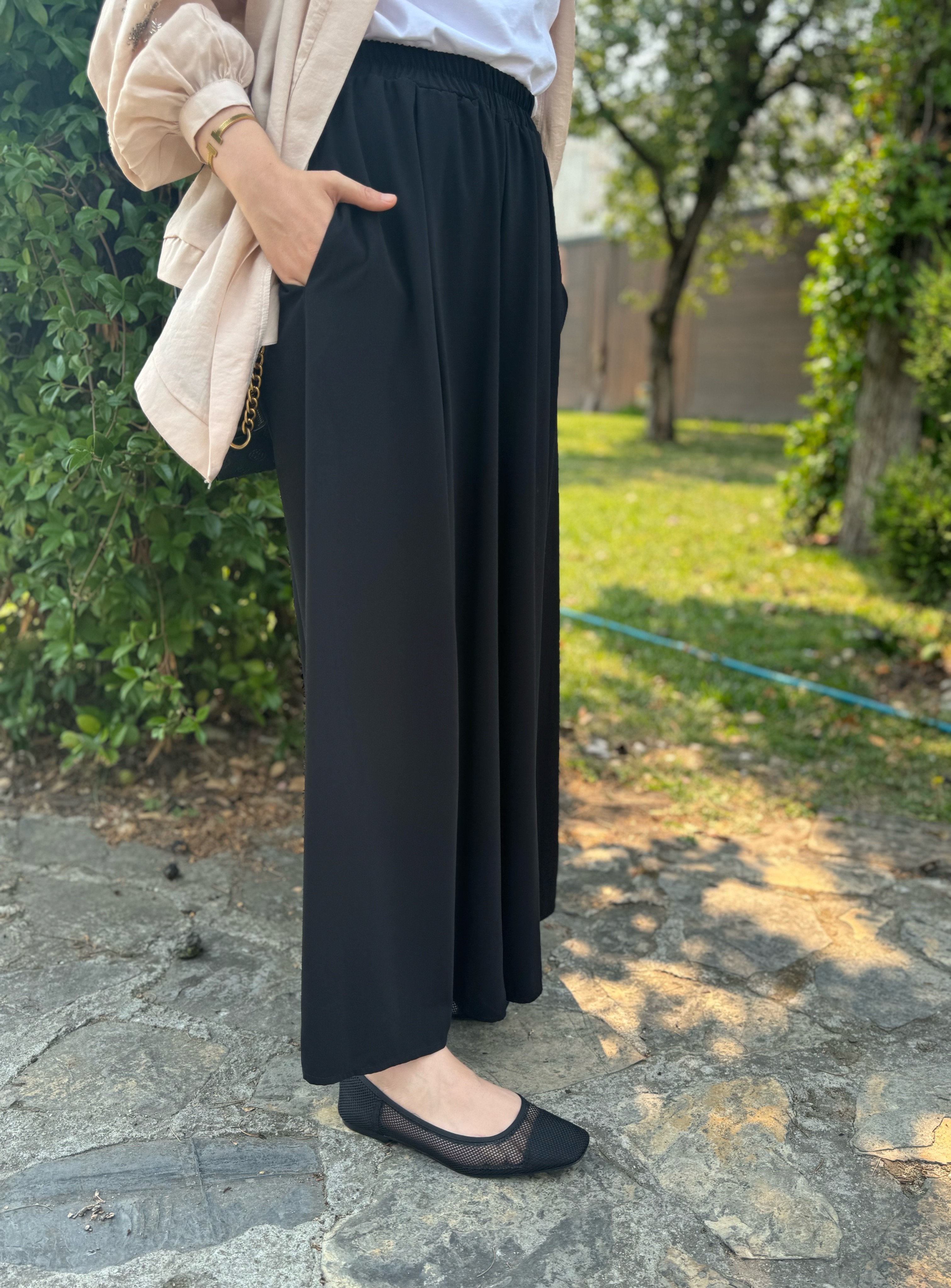 Pantolon etek - siyah