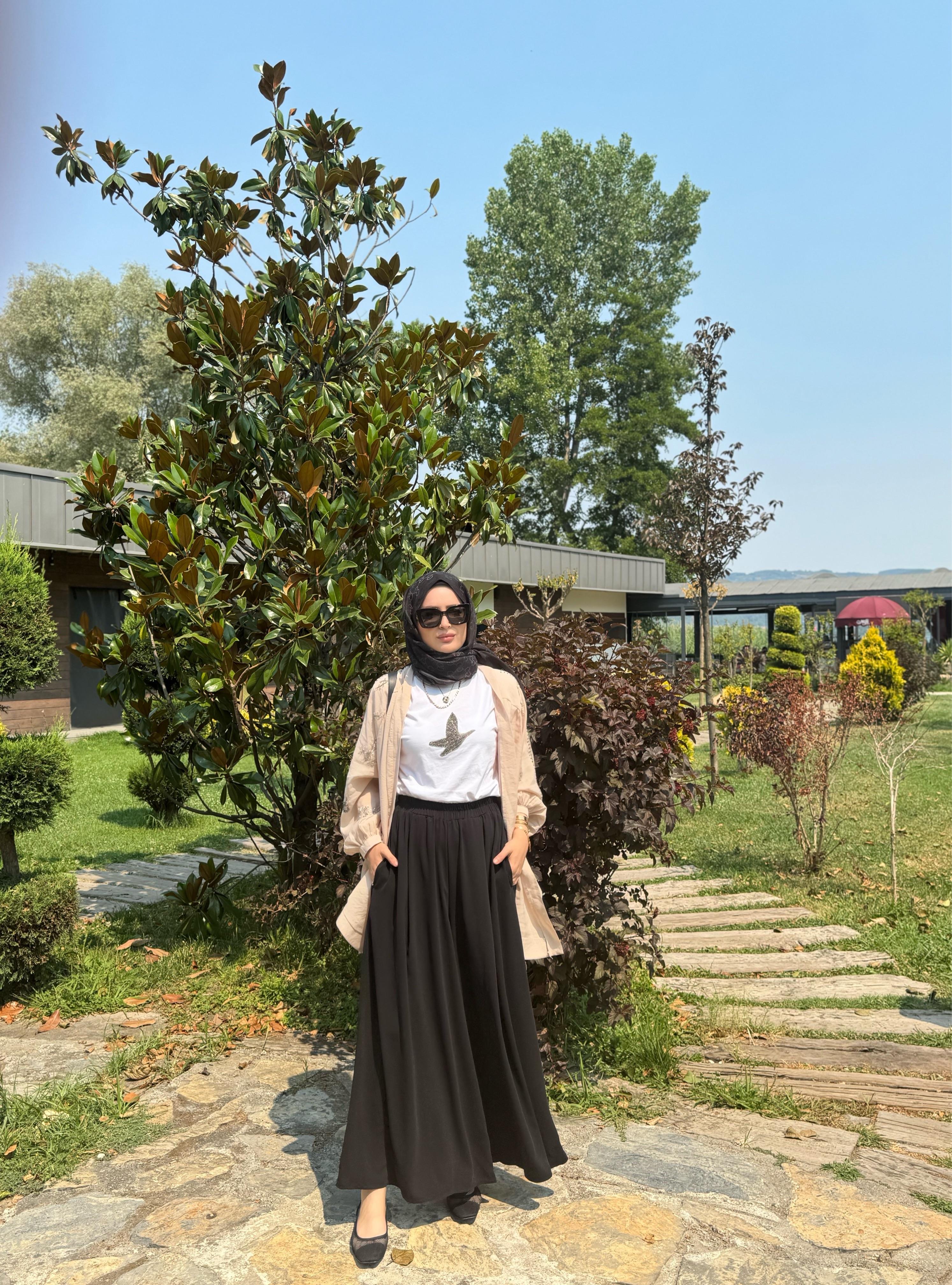 Pantolon etek - siyah