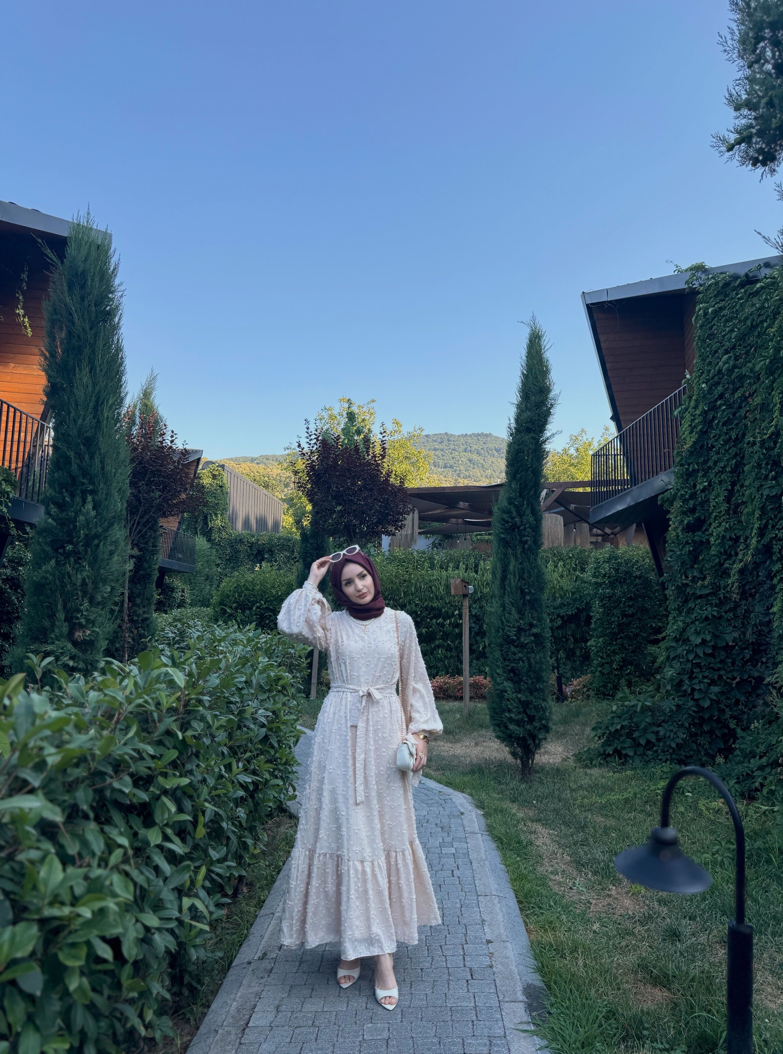 İnci elbise - nude