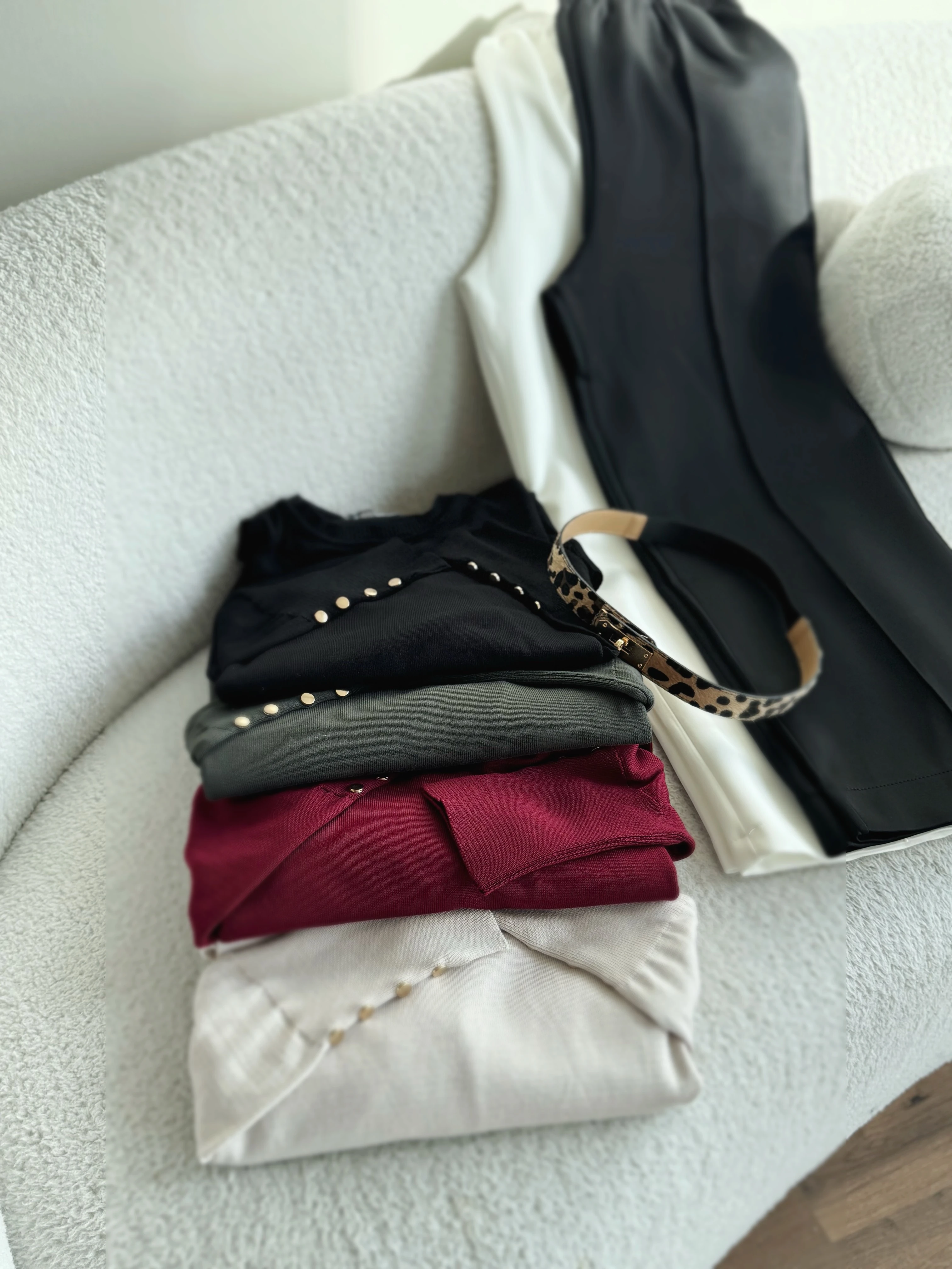 Maya merserize tunik - bordo