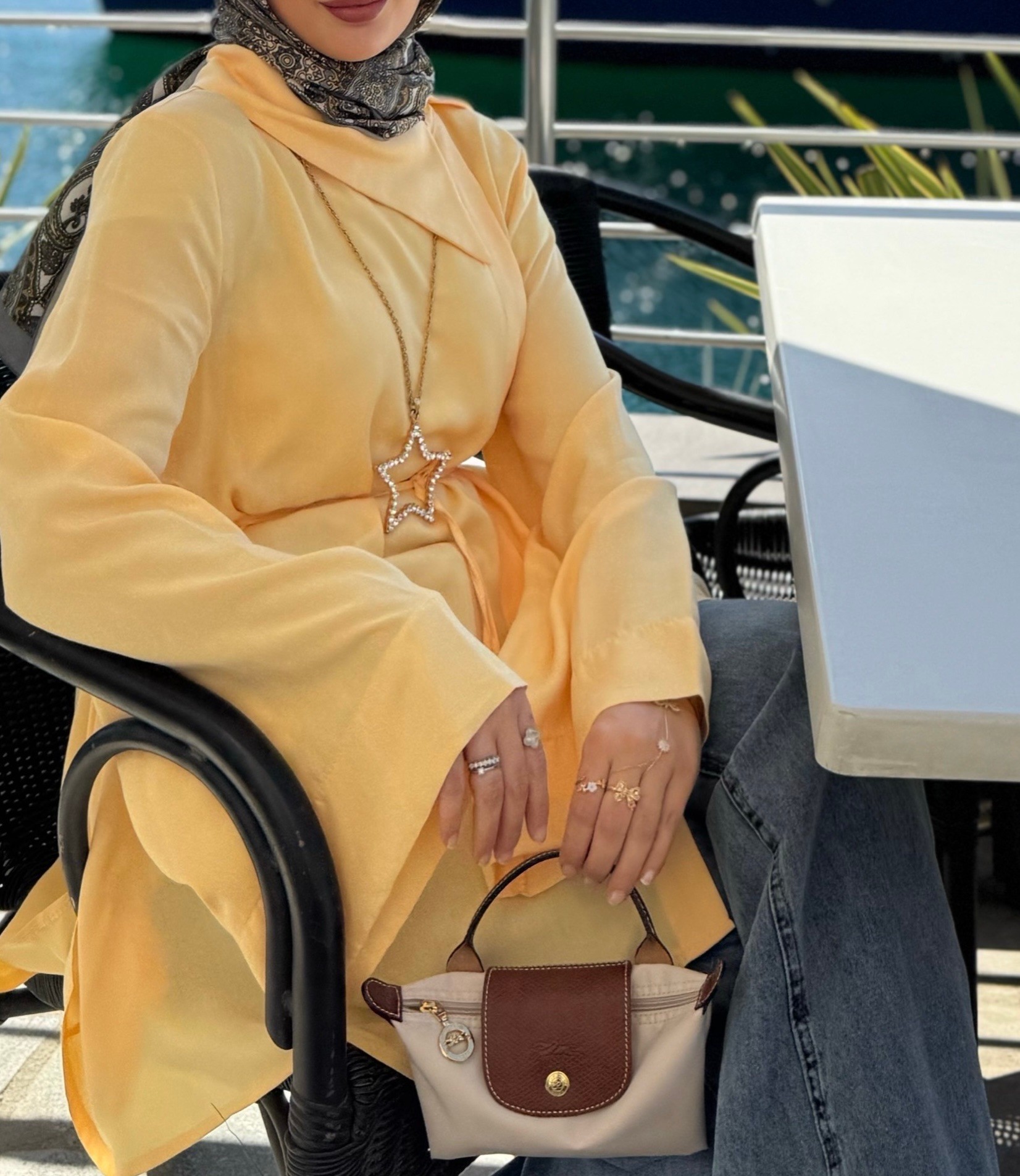 Moi tensel gömlek - sarı