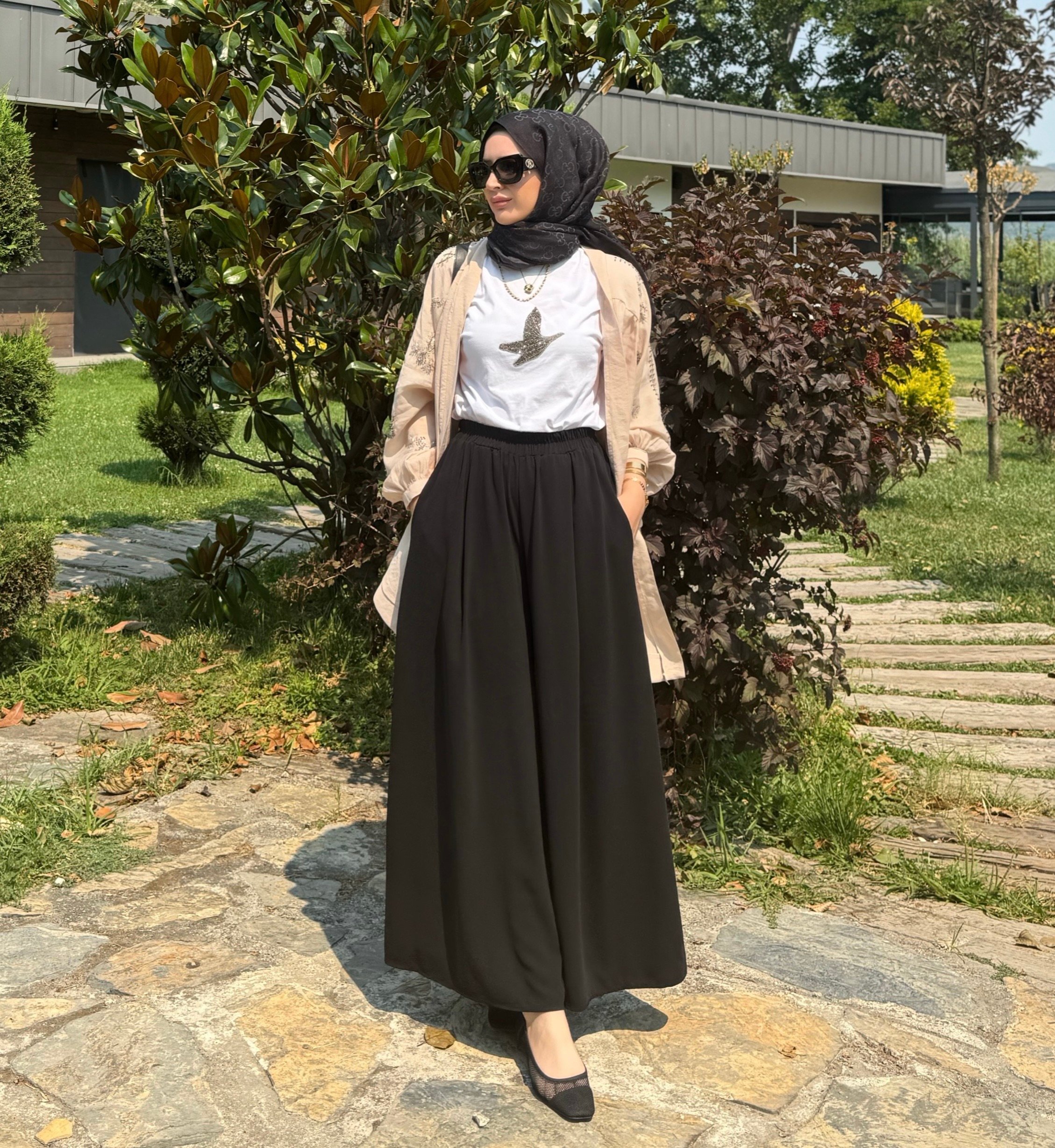 Pantolon etek - siyah