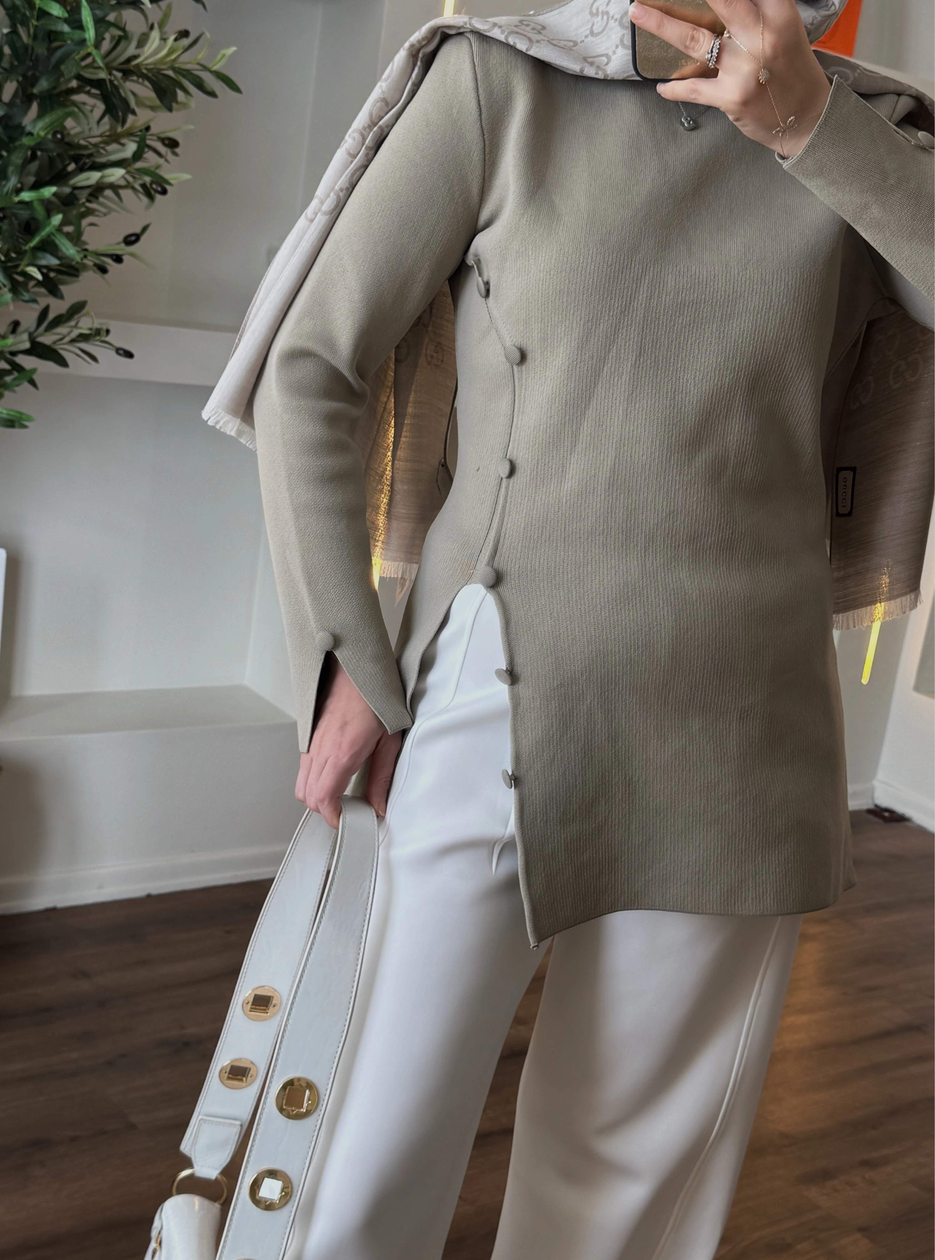 Liza triko kazak - vizon