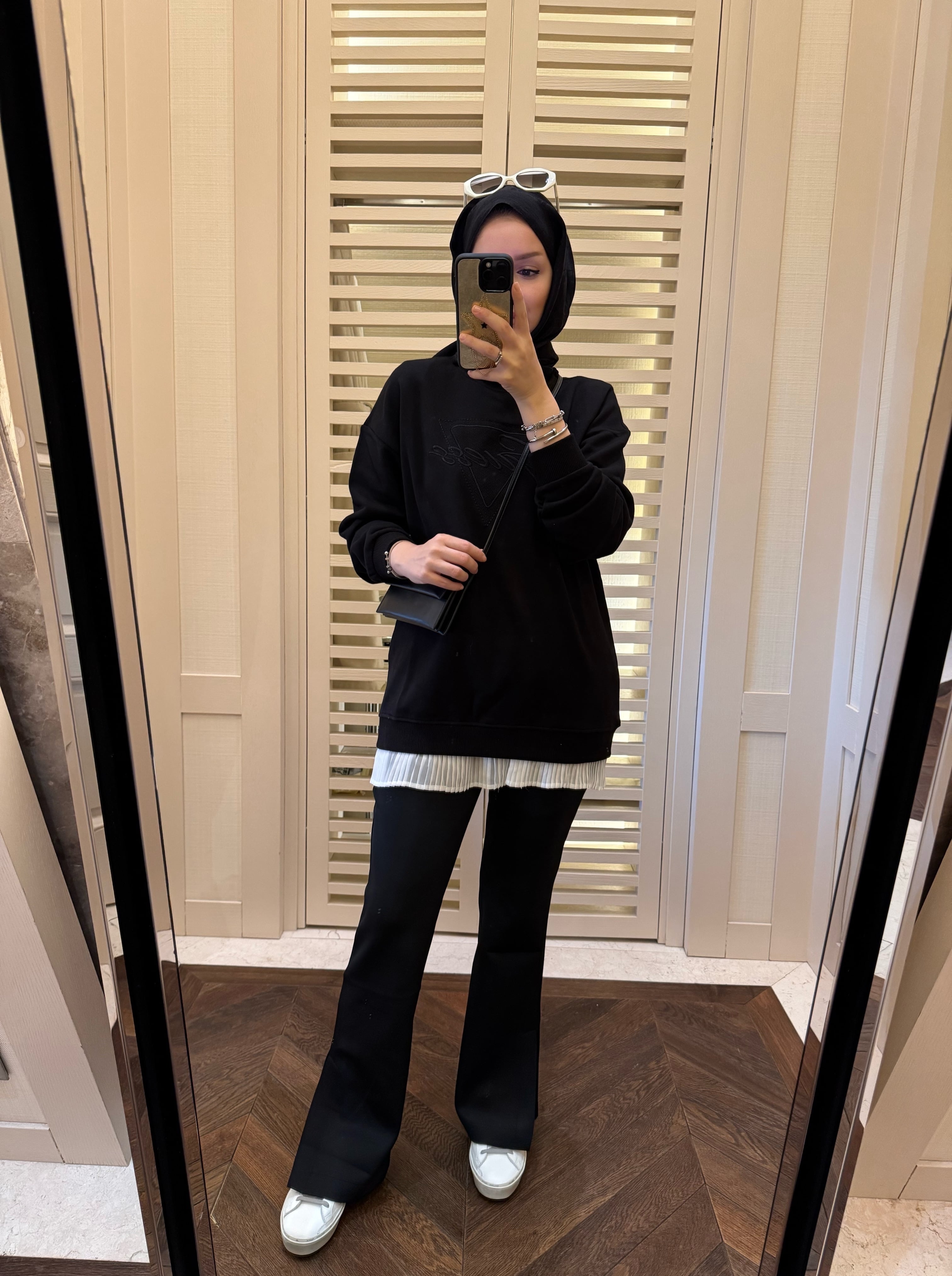 Gess sweatshirt - siyah 