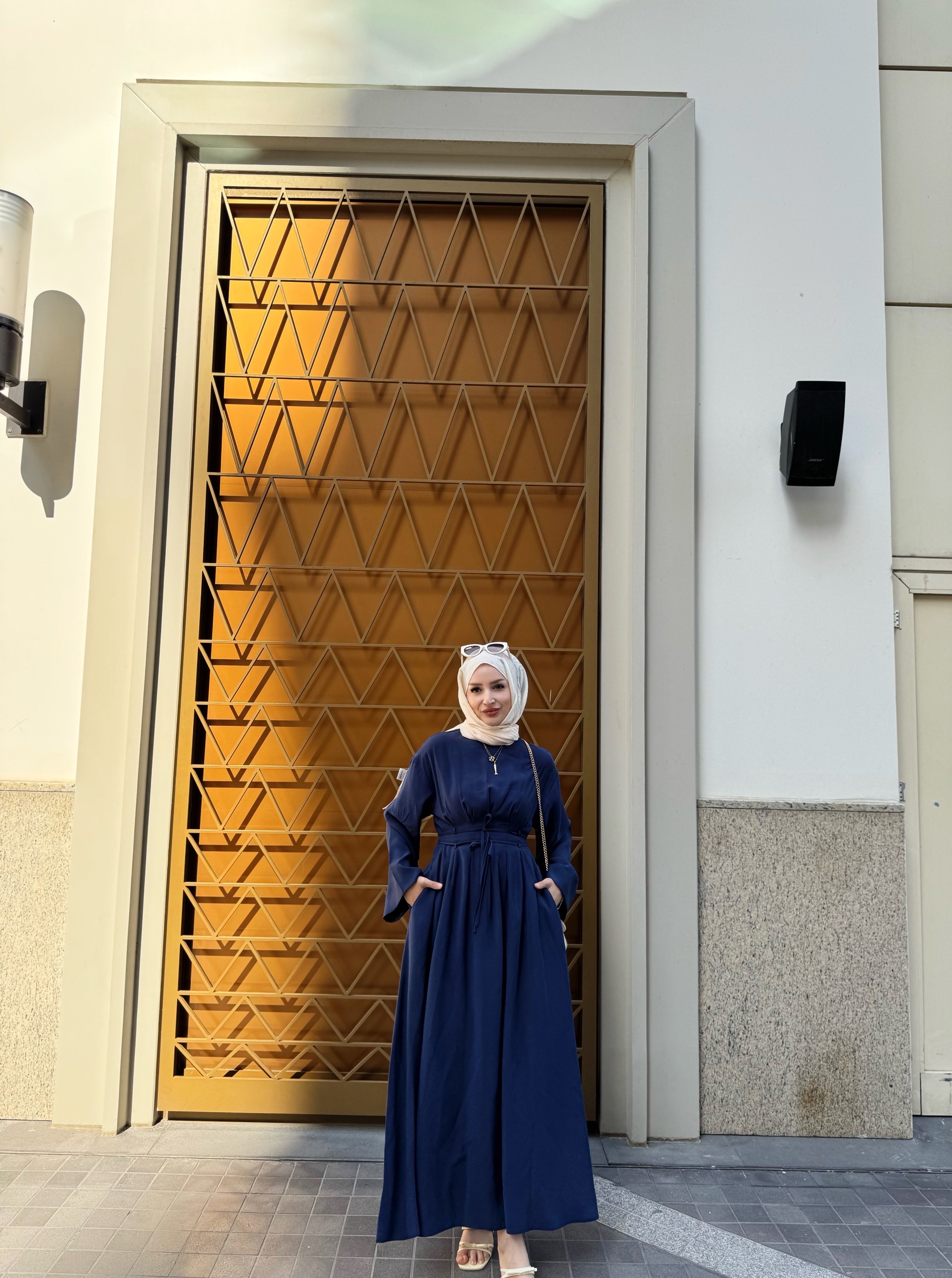 Narin modal elbise - lacivert