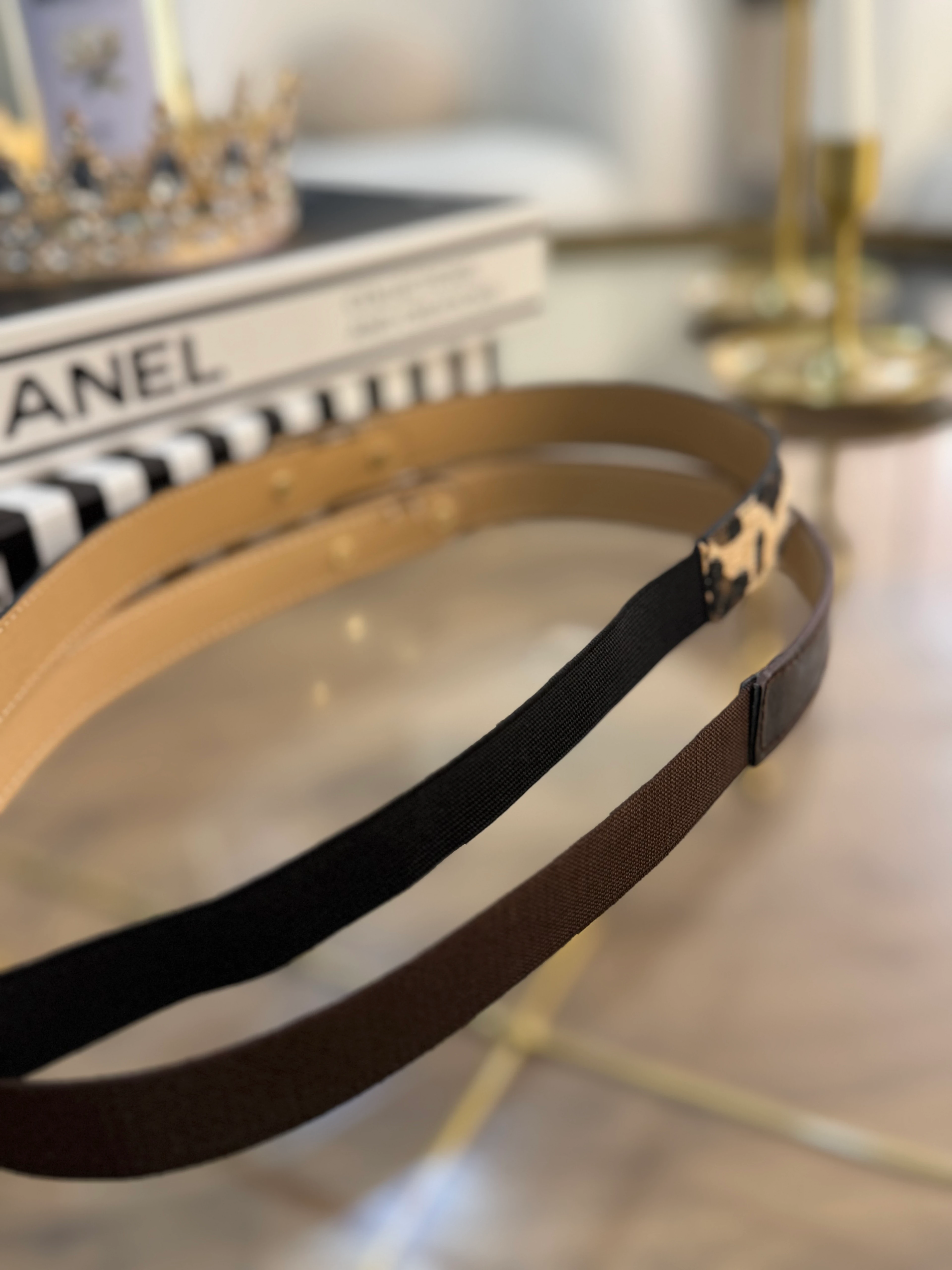 Kilitli kemer - leopar