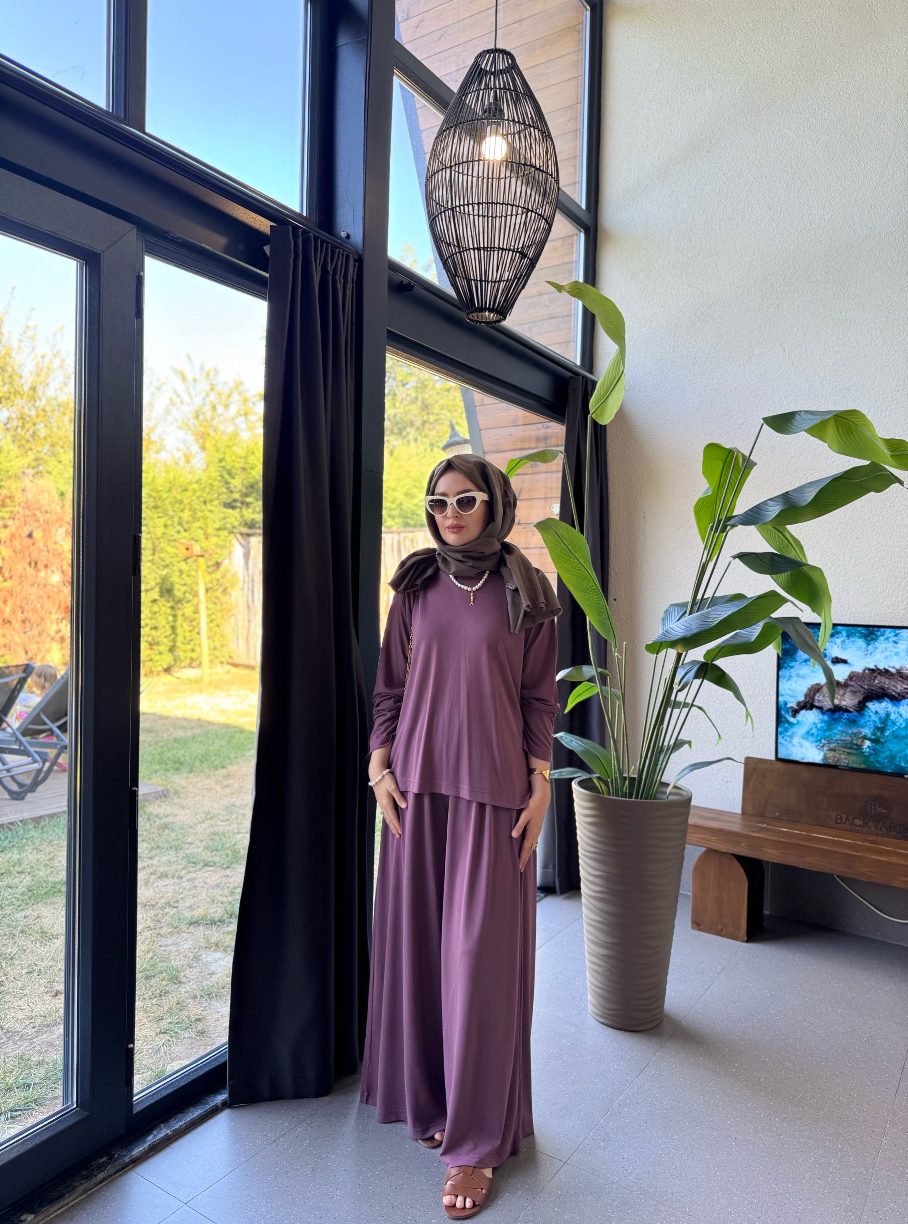 Alba oysh takım - mürdüm