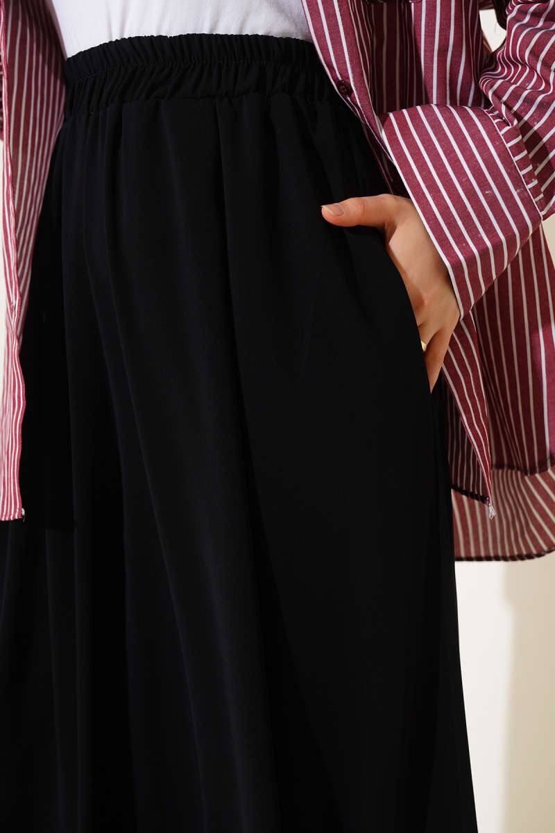 Pantolon etek - siyah