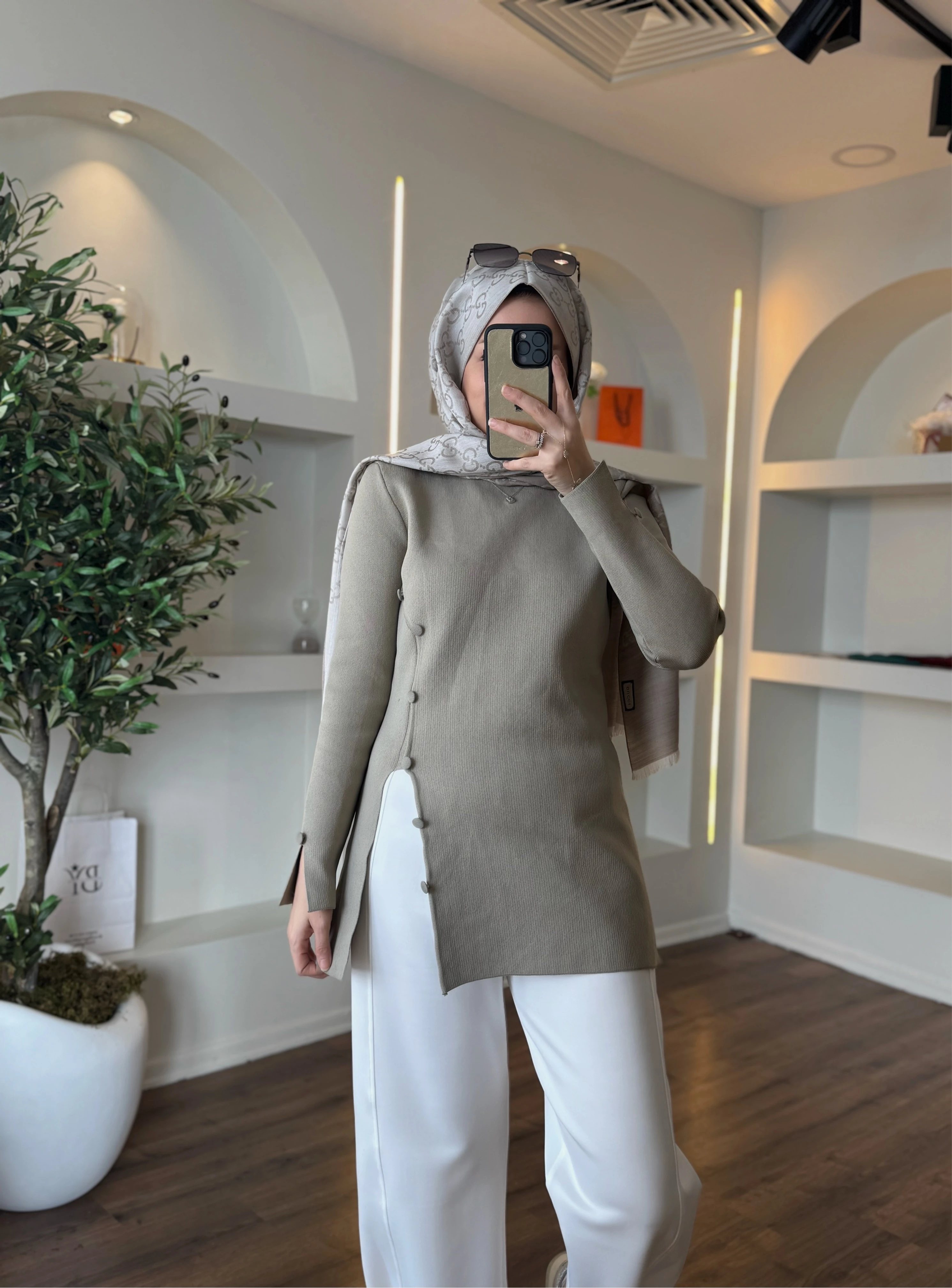 Liza triko kazak - vizon