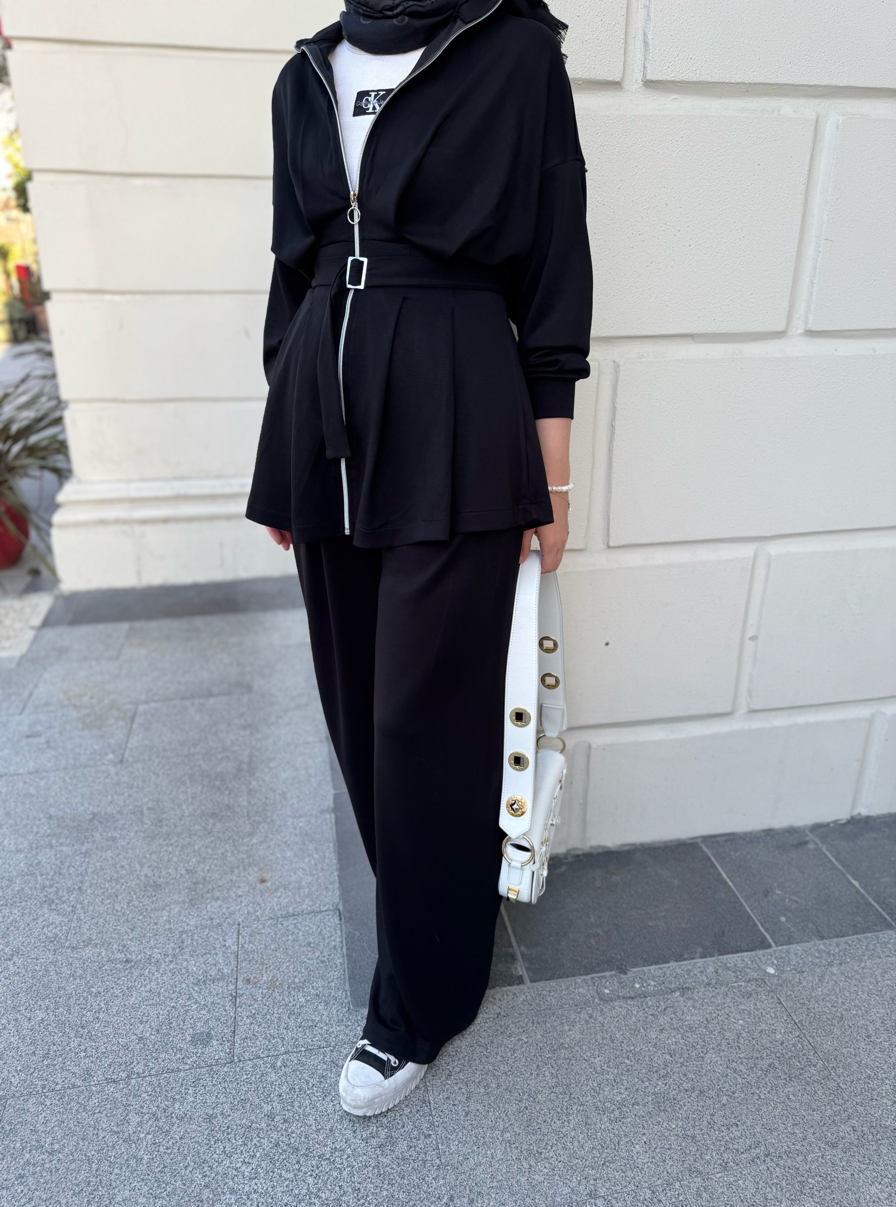 Laura takım - siyah