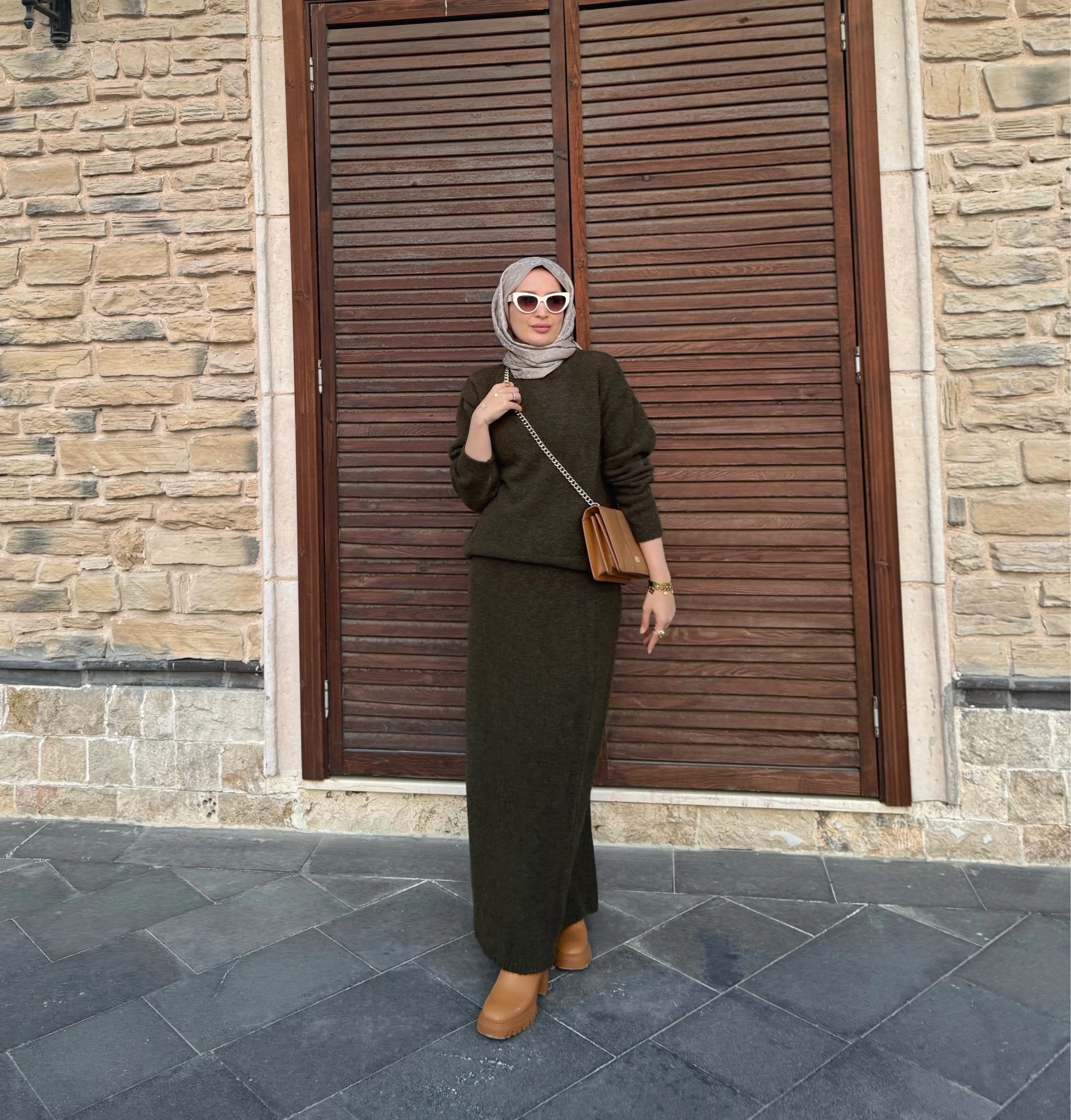 Vera triko takım - haki