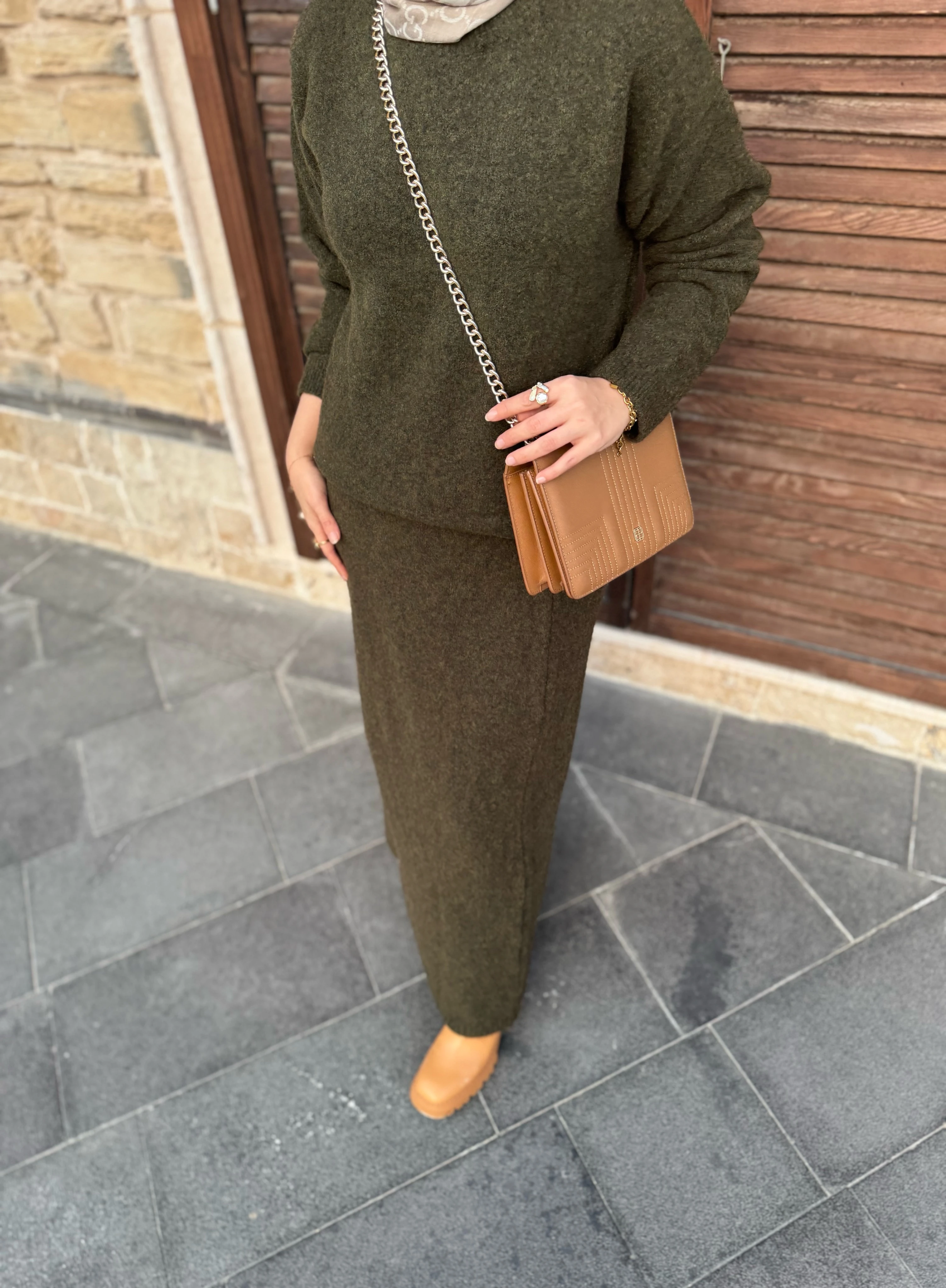 Vera triko takım - haki