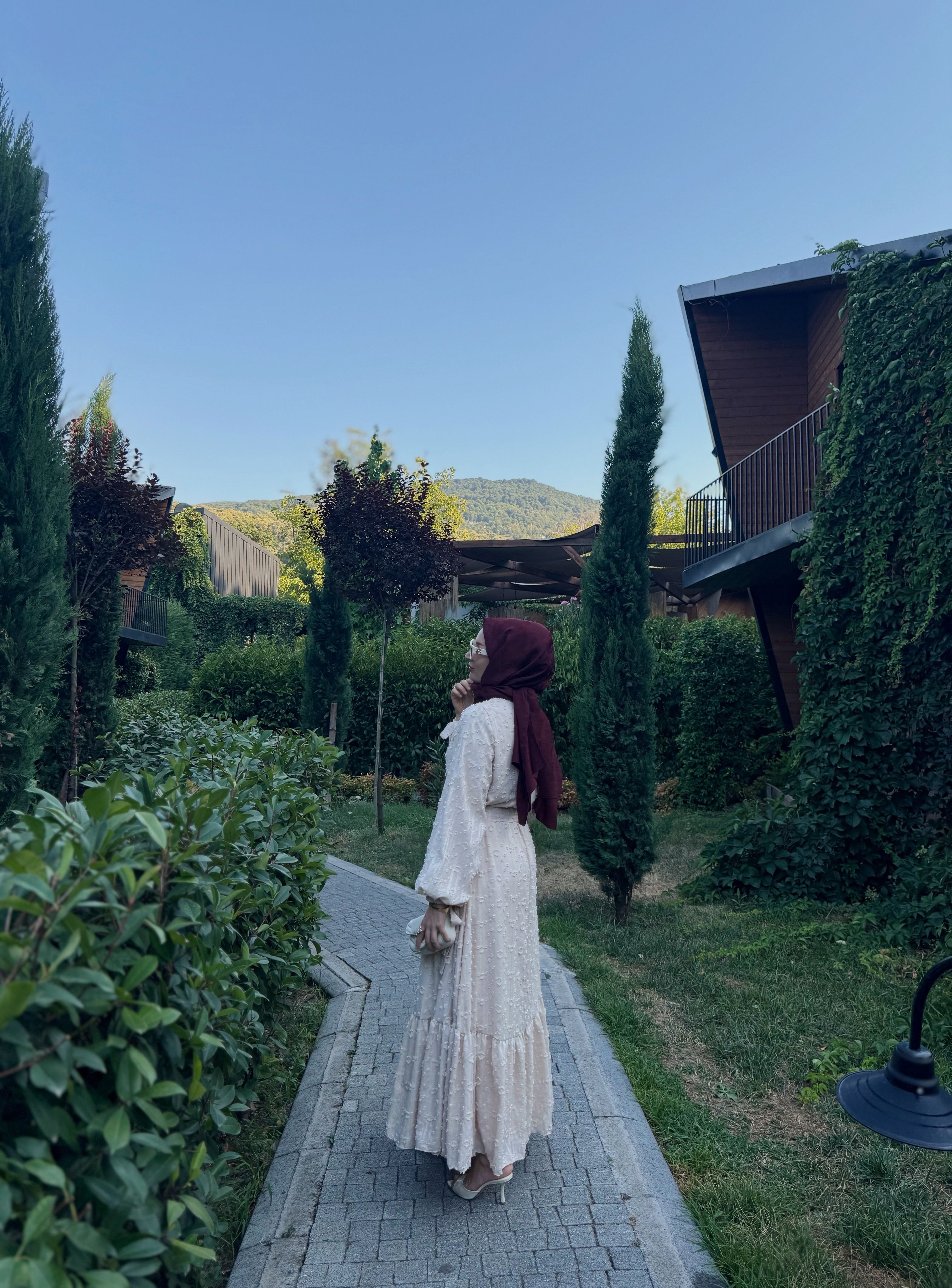 İnci elbise - nude