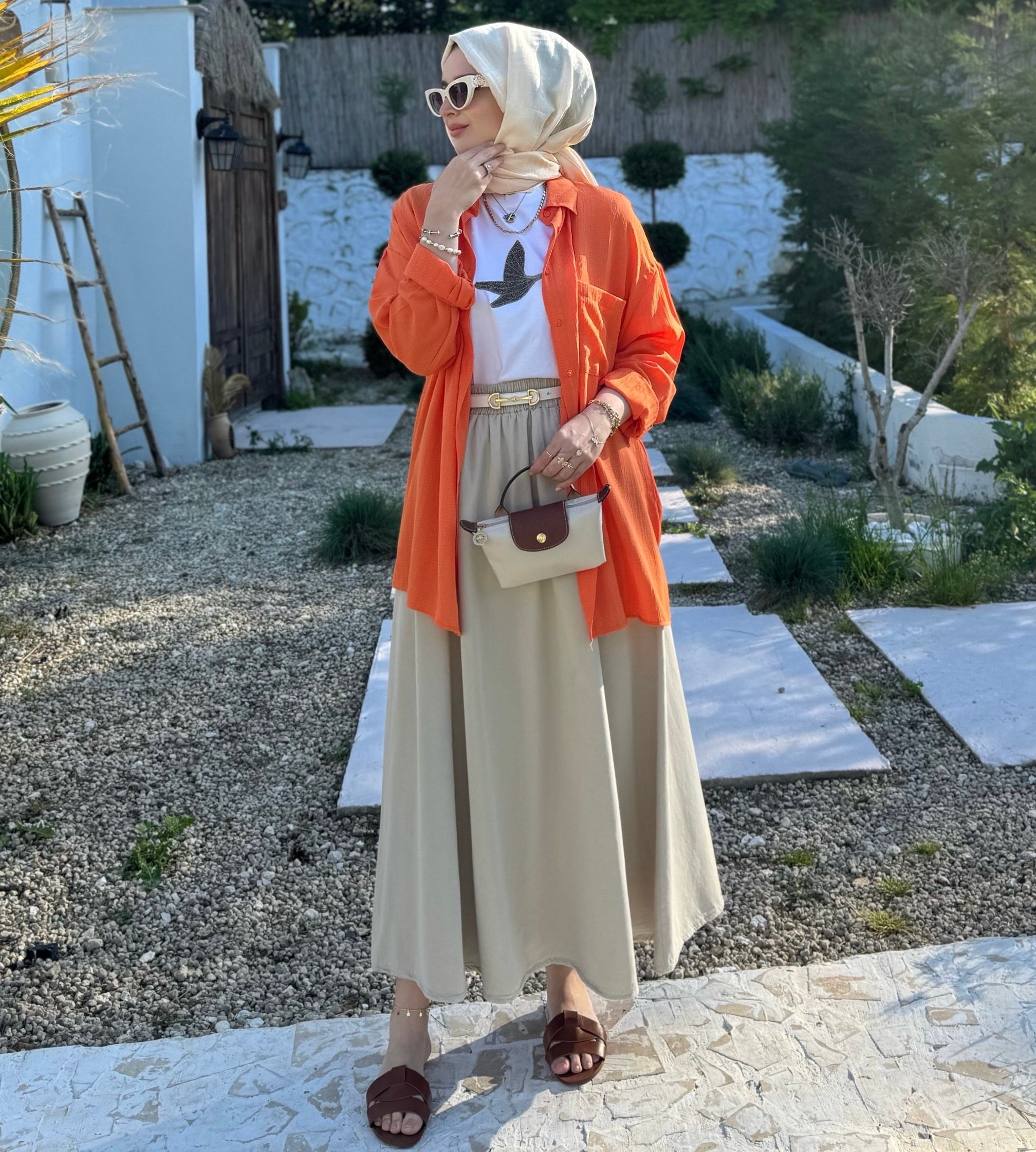More Gömlek - orange