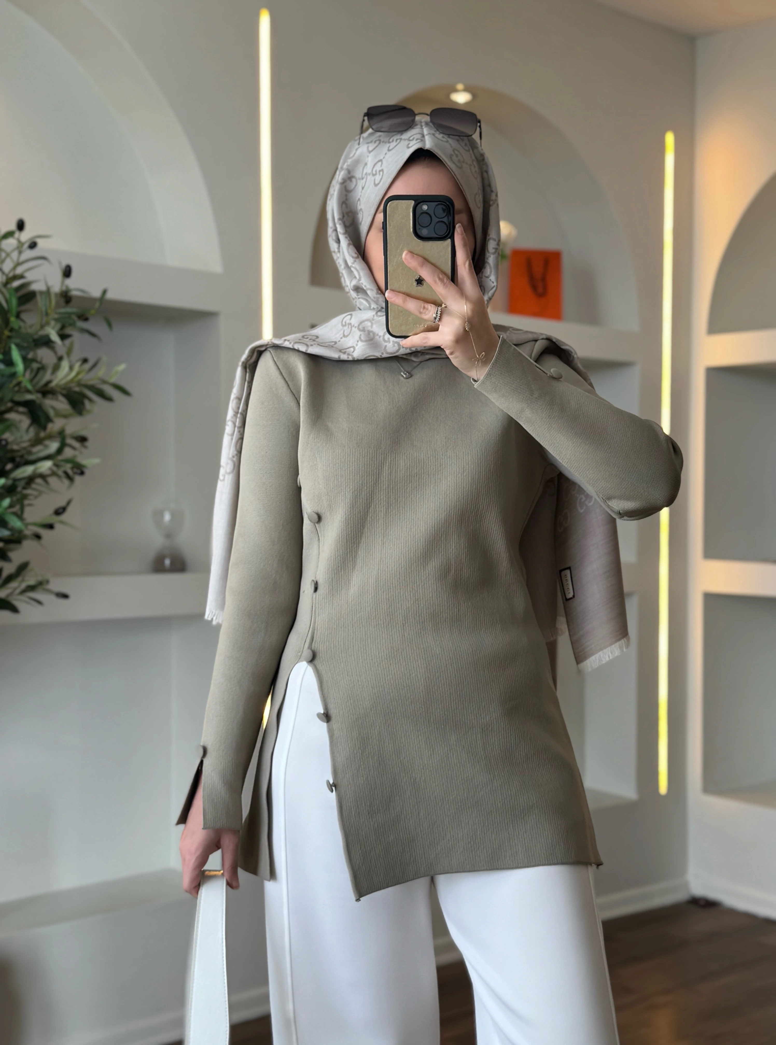 Liza triko kazak - vizon