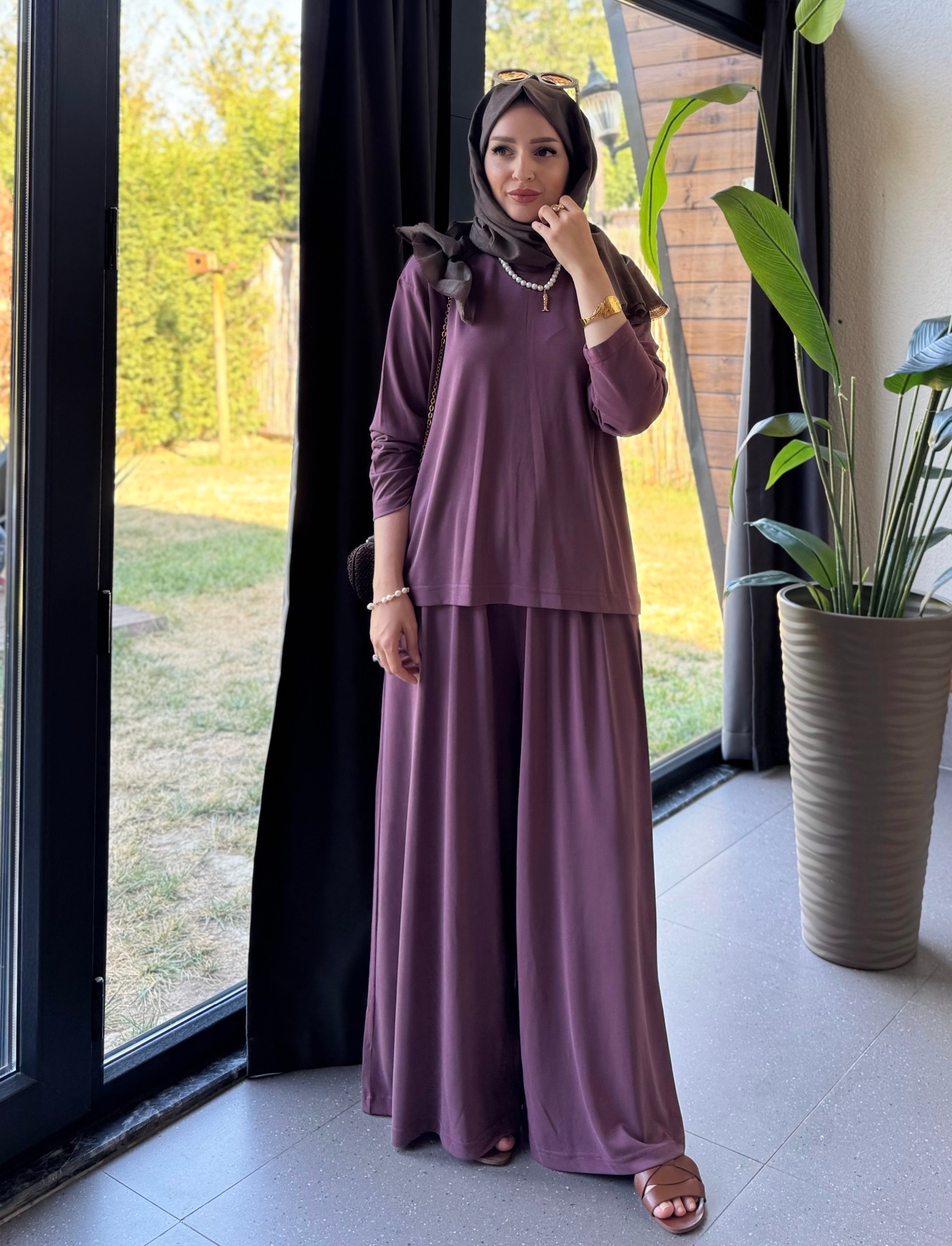 Alba oysh takım - mürdüm