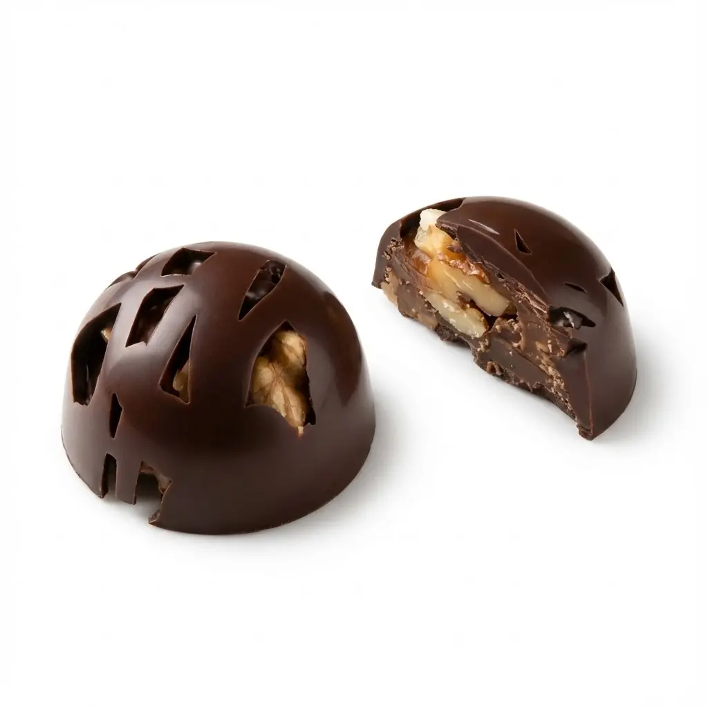 Kraliyet Ceviz & Kuru Üzüm - Belçika Bitter Çikolata