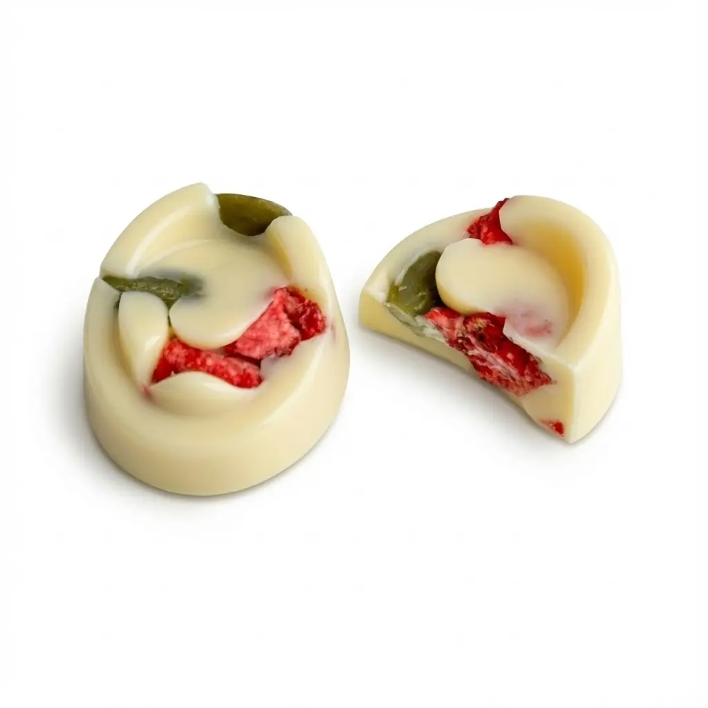 Kuru Çilek & Kabak Çekirdeği - Belçika Beyaz Çikolata