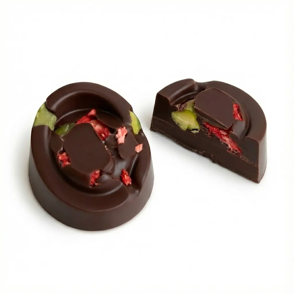 Kuru Çilek & Kabak Çekirdeği - Belçika Bitter Çikolata