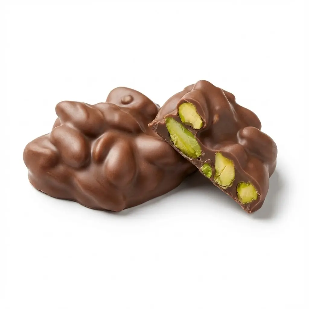 Kavrulmuş Antep Fıstığı - Belçika Sütlü Çikolata