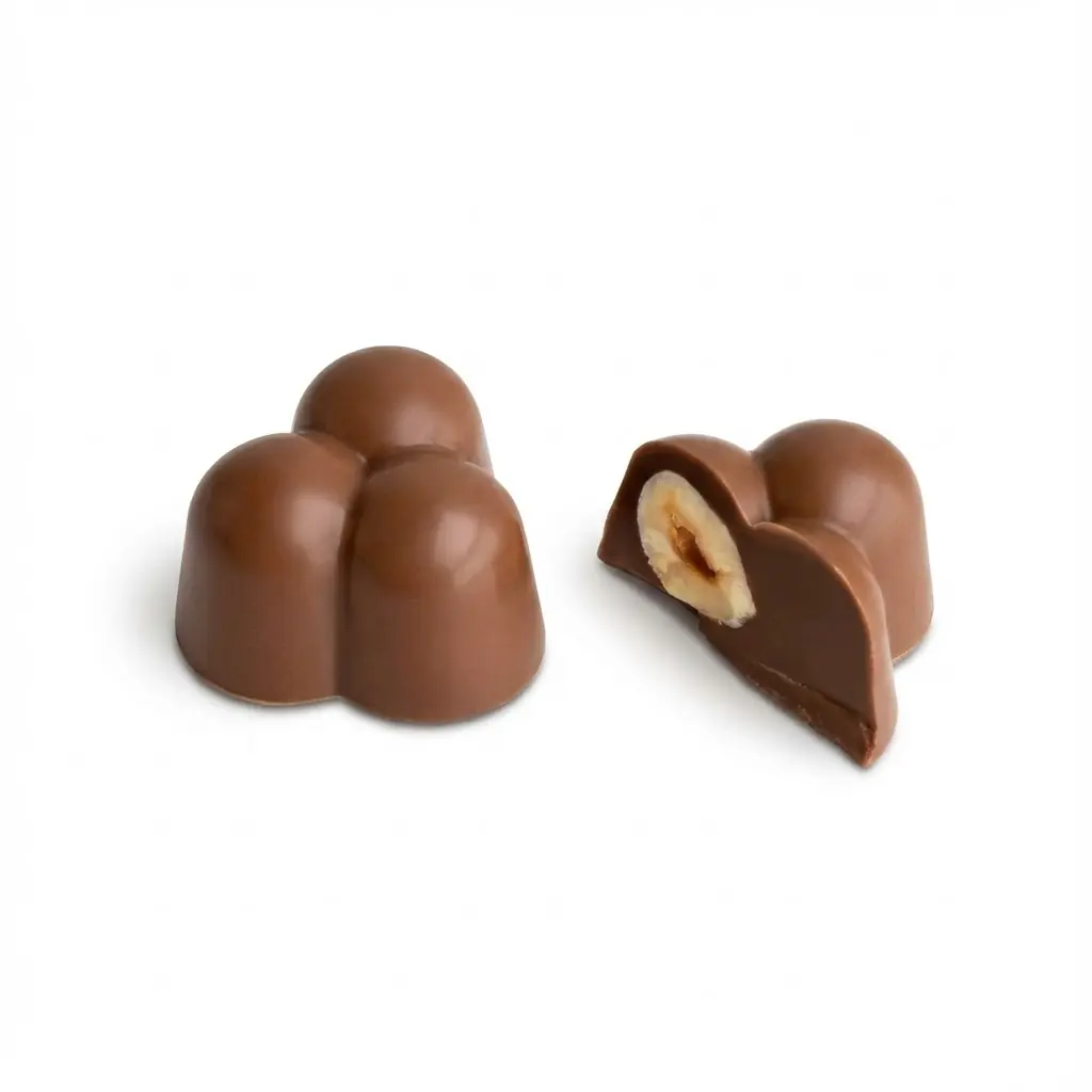 Fındık Gianduja - Belçika Sütlü Çikolata