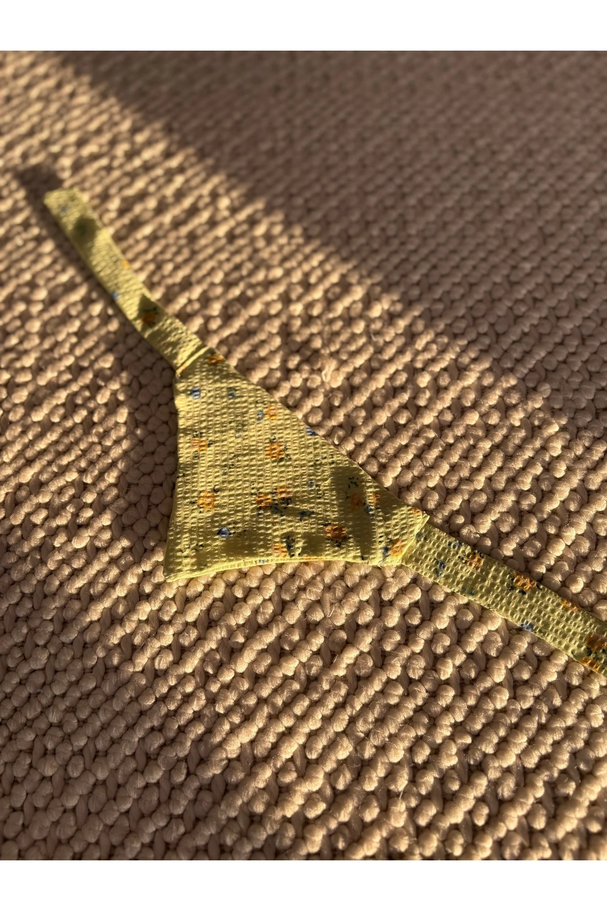 Yeşil Çiçekli Köpek Fuları