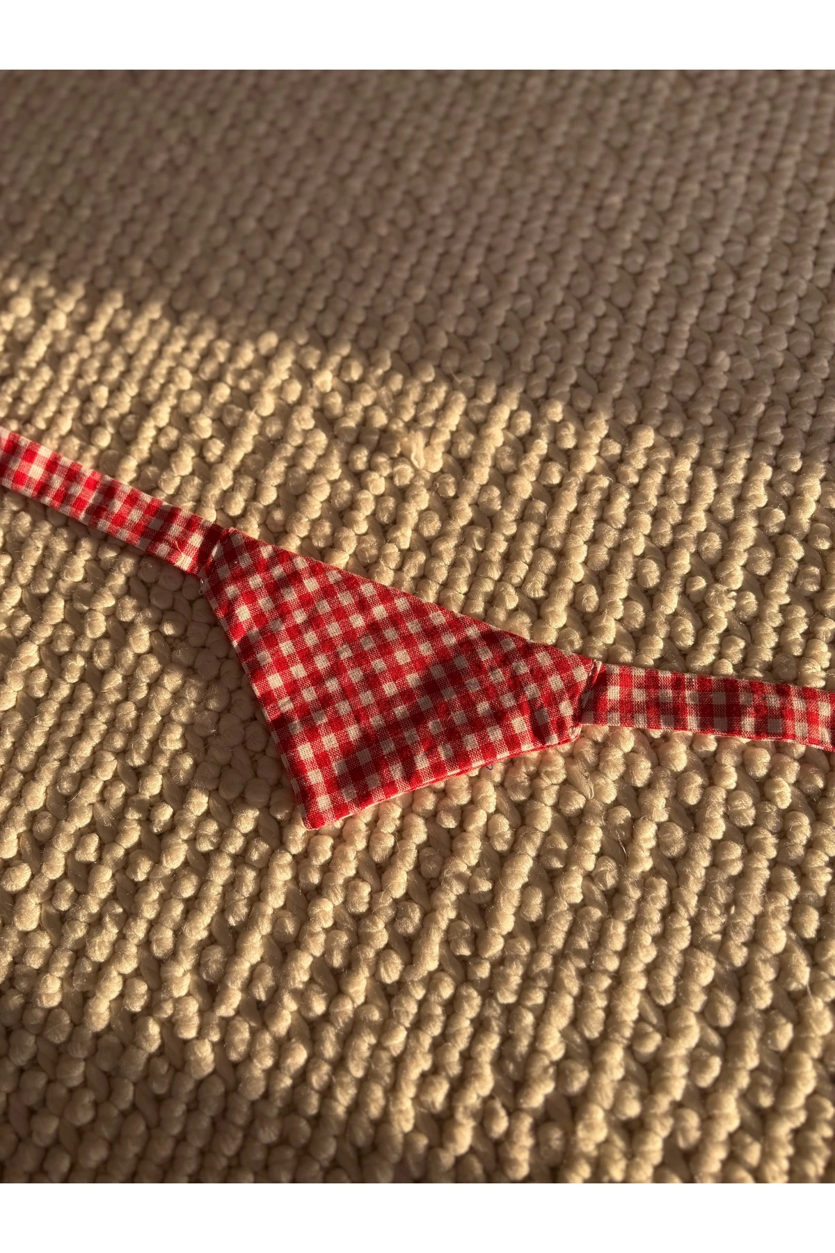 Kırmızı Ekoseli Köpek Fuları