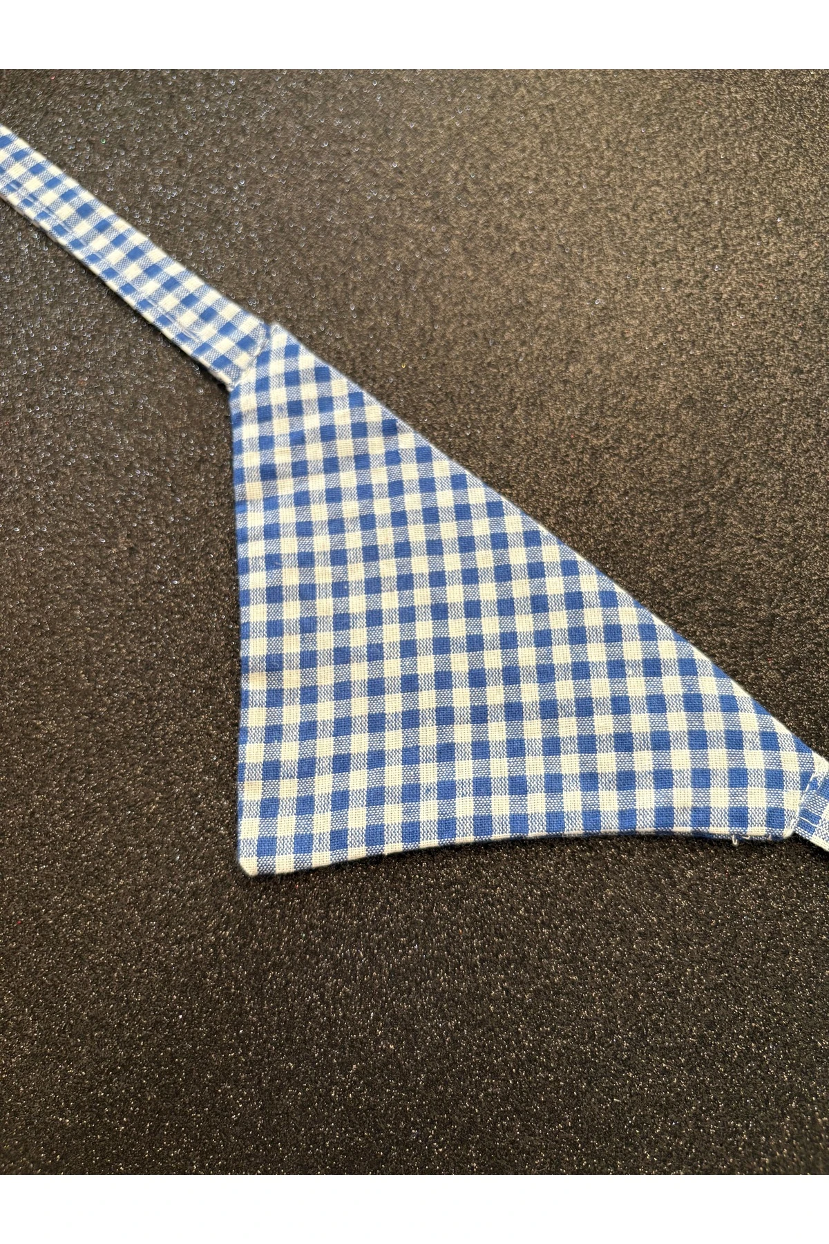 Mavi Ekoseli Köpek Fuları