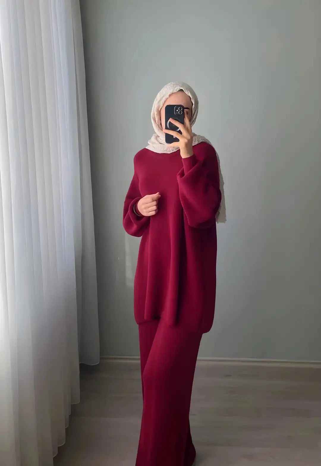 Belgrad Triko Takım - bordo standart