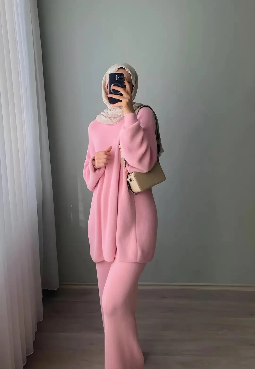 Belgrad Triko Takım - pembe standart